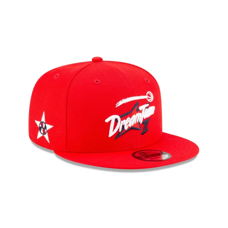 USA Basketball Wordmark Red 9FIFTY Snapback Hat sold by New Era