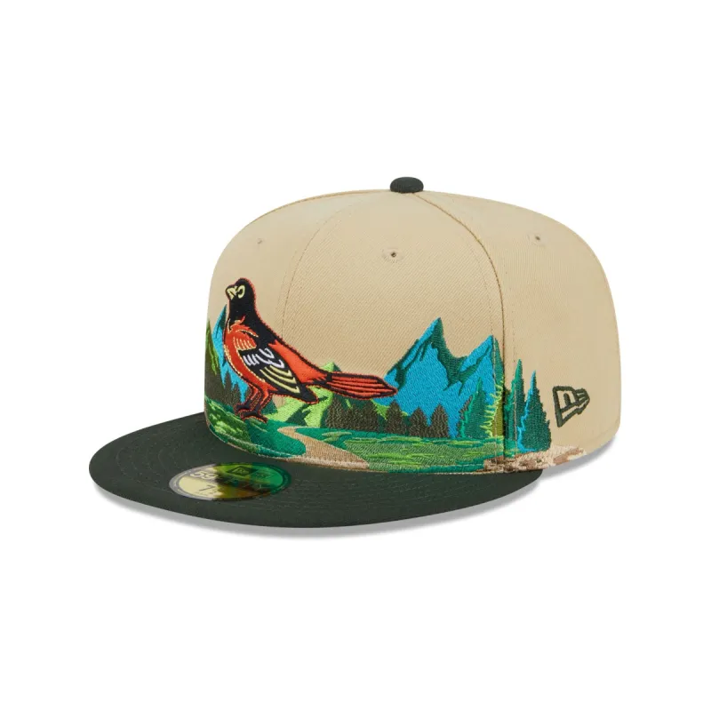 Baltimore Orioles Team Landscape 59FIFTY Fitted Hat sold by New Era
