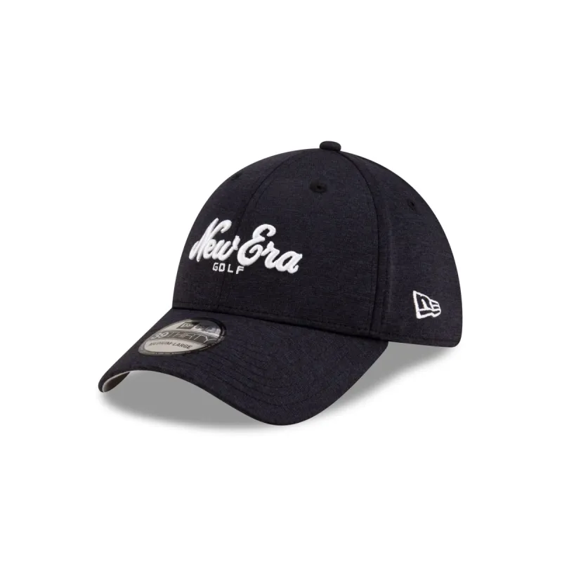New Era Golf Script Navy 39THIRTY Stretch Fit Hat sold by New Era