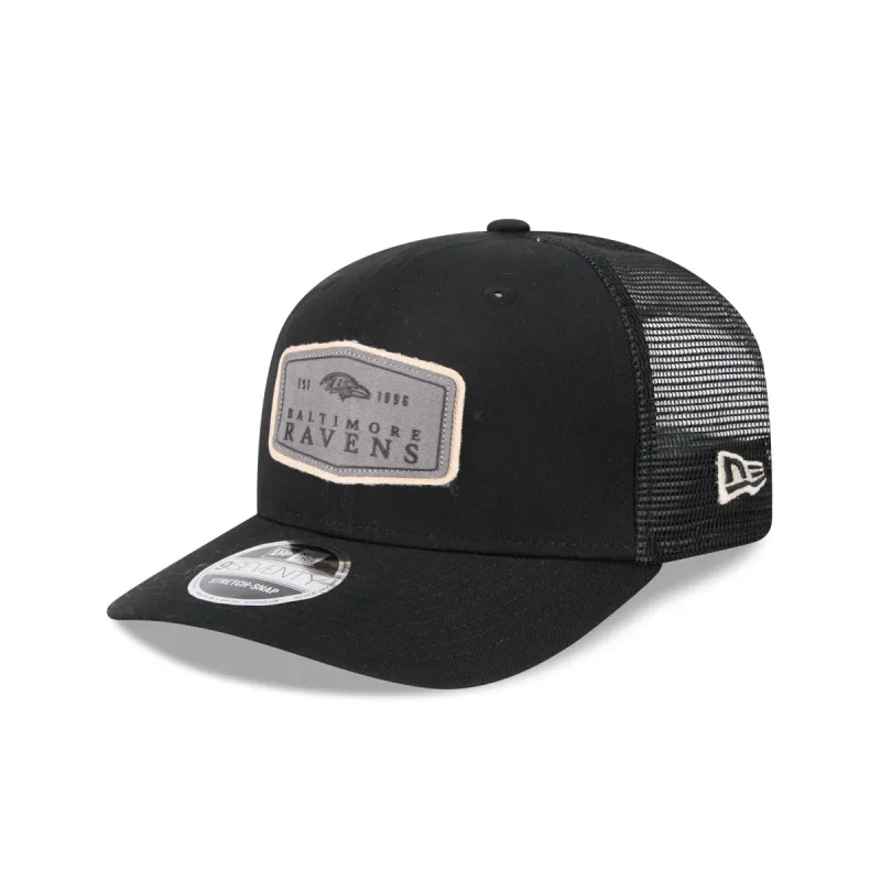 Baltimore Ravens Labeled 9SEVENTY Stretch-Snap Hat sold by New Era