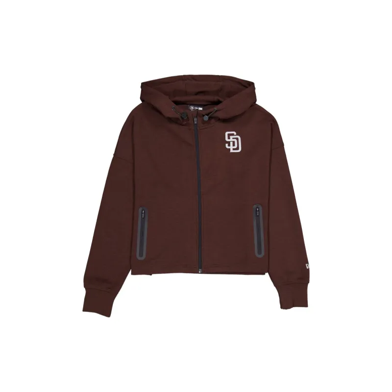 San Diego Padres Active Women's Full-Zip Hoodie made by New Era