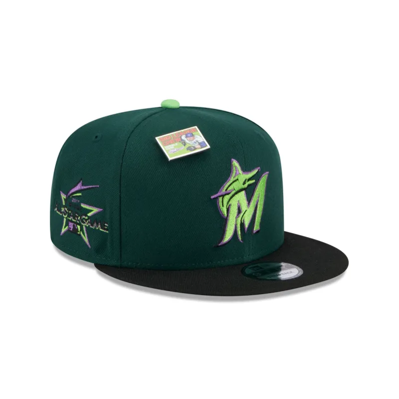 Big League Chew X Miami Marlins Sour Apple 9FIFTY Snapback Hat sold by New Era