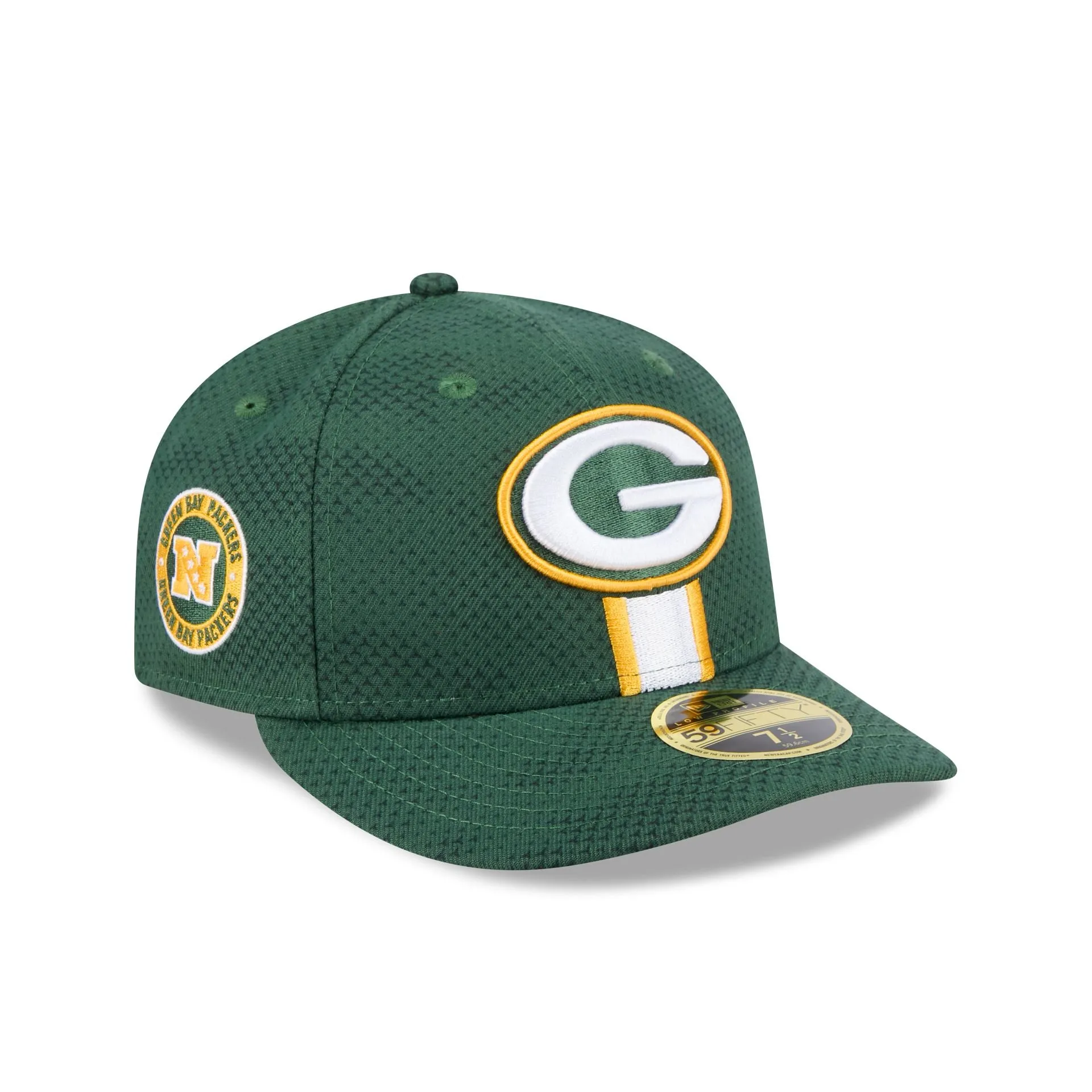 Green Bay Packers 2024 Sideline Low Profile 59FIFTY Fitted Hat sold by New Era