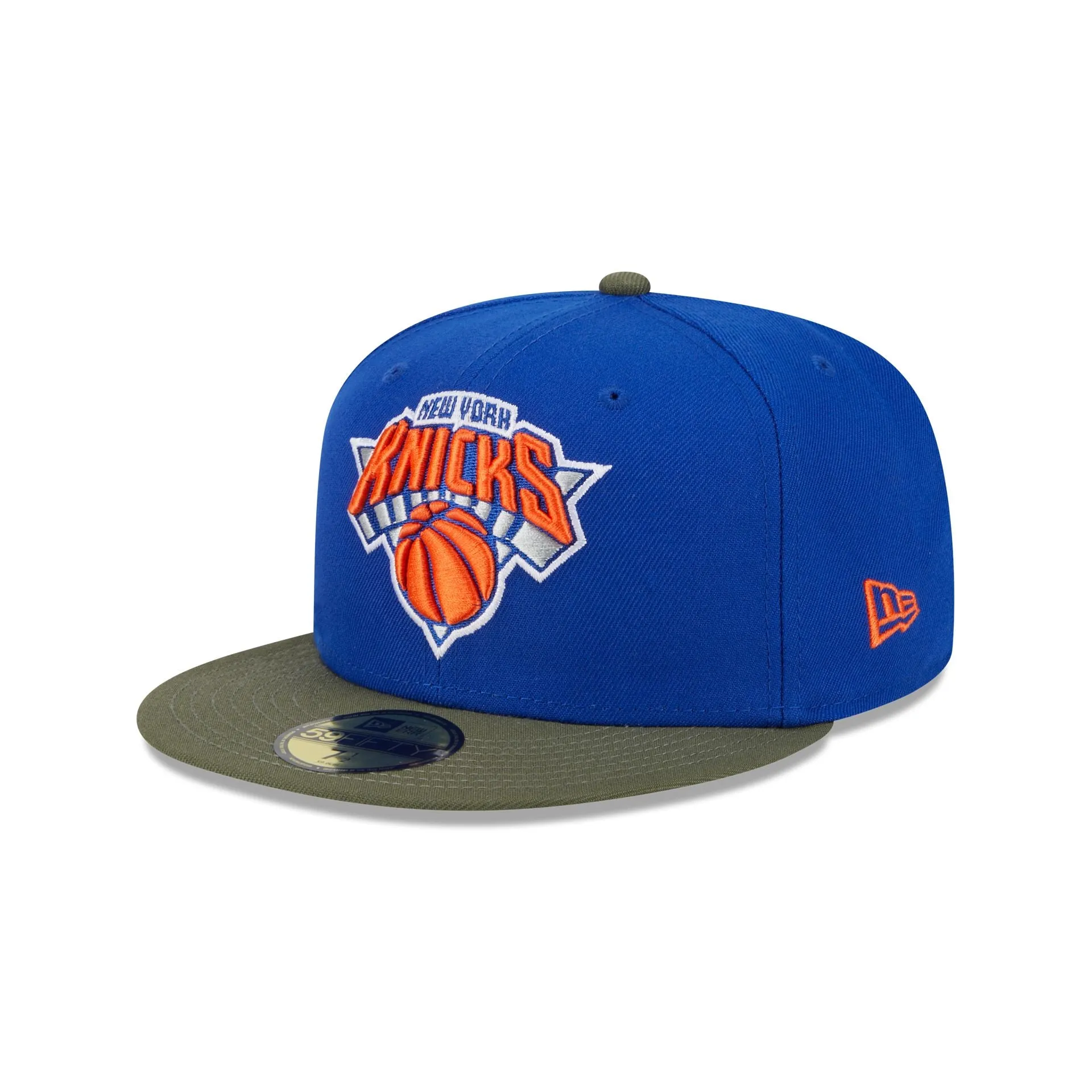 New York Knicks Olive Visor 59FIFTY Fitted Hat sold by New Era product image thumbnail 3