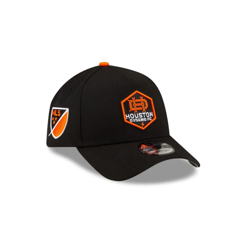 Houston Dynamo 2024 MLS Kickoff 9FORTY A-Frame Snapback Hat sold by New Era