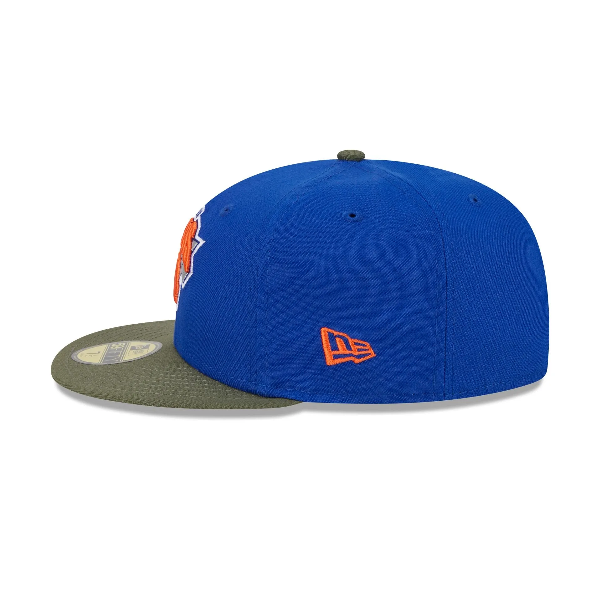 New York Knicks Olive Visor 59FIFTY Fitted Hat sold by New Era product image thumbnail 5