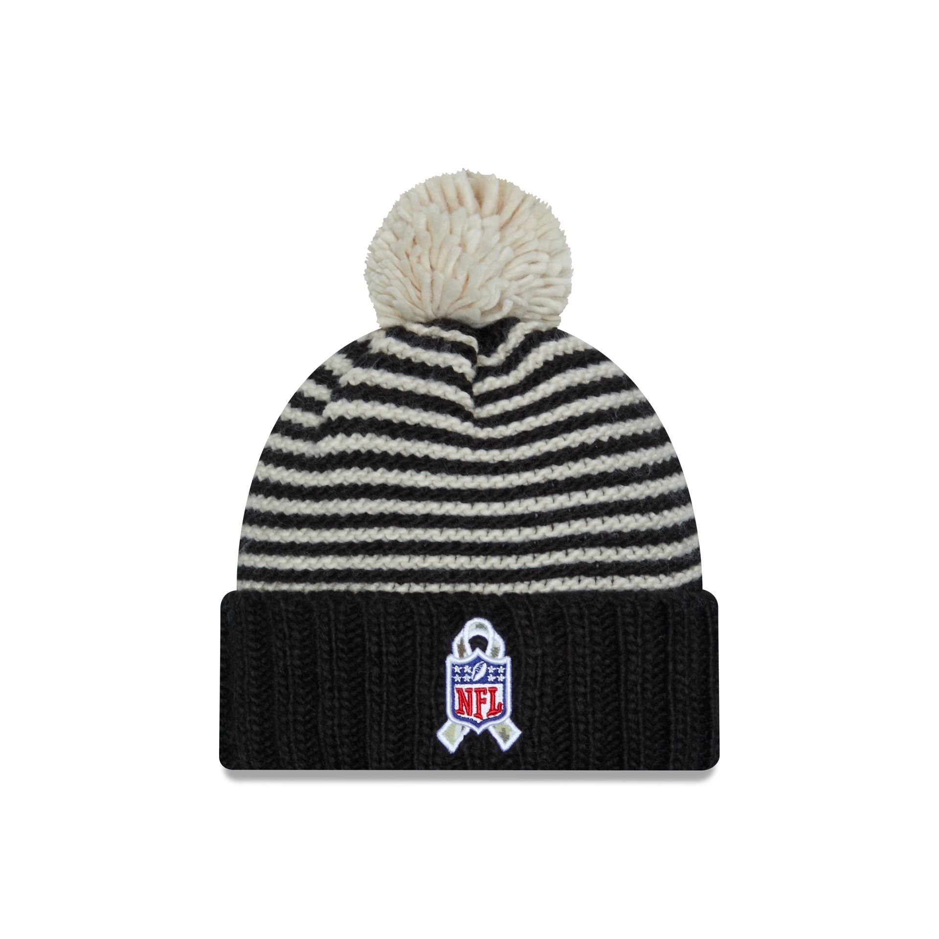 Buffalo Bills 2023 Salute to Service Women's Pom Knit Hat sold by New Era product image thumbnail 2