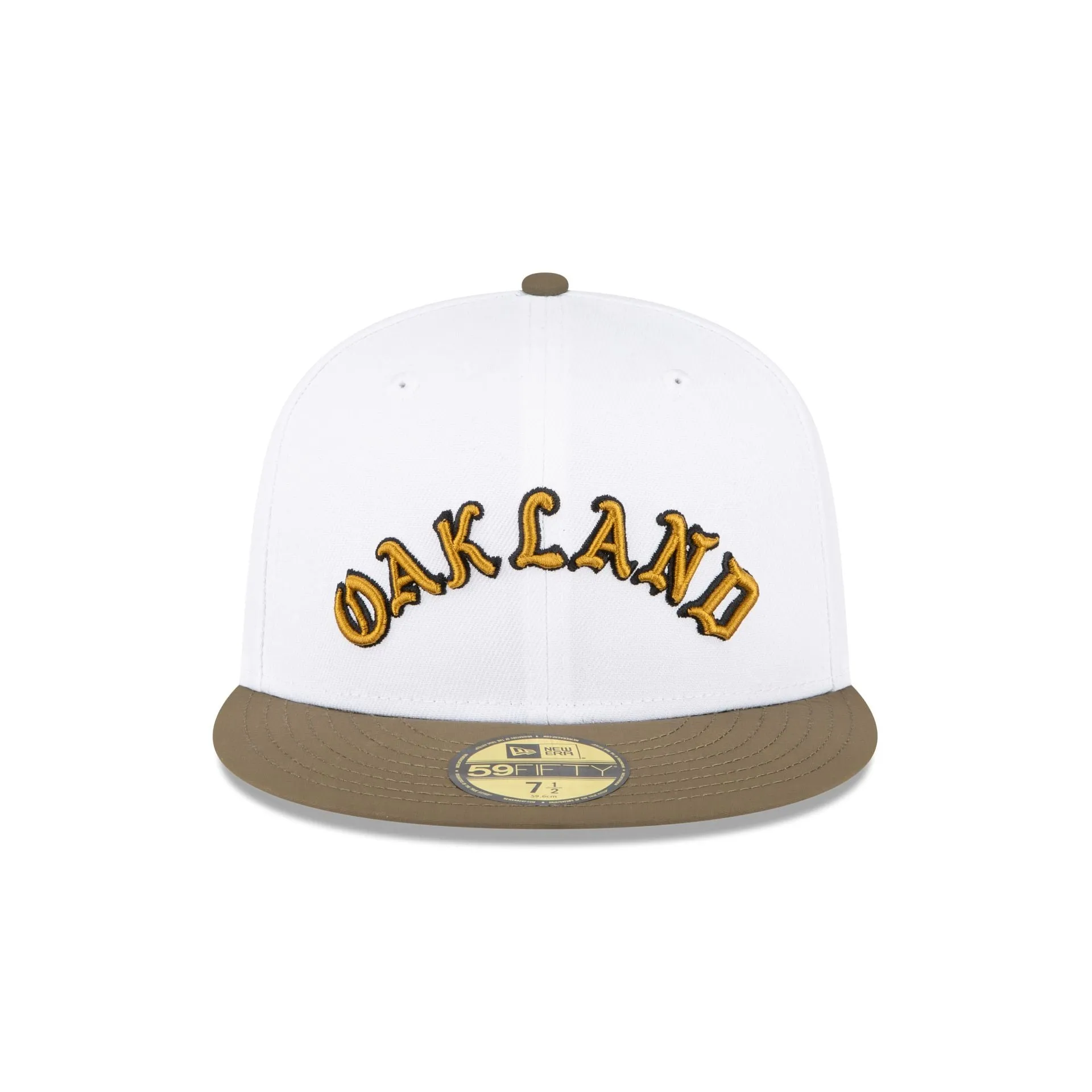 Just Caps Forest Green Oakland Athletics 59FIFTY Fitted Hat sold by New Era product image thumbnail 2