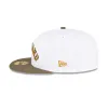 Just Caps Forest Green Oakland Athletics 59FIFTY Fitted Hat sold by New Era