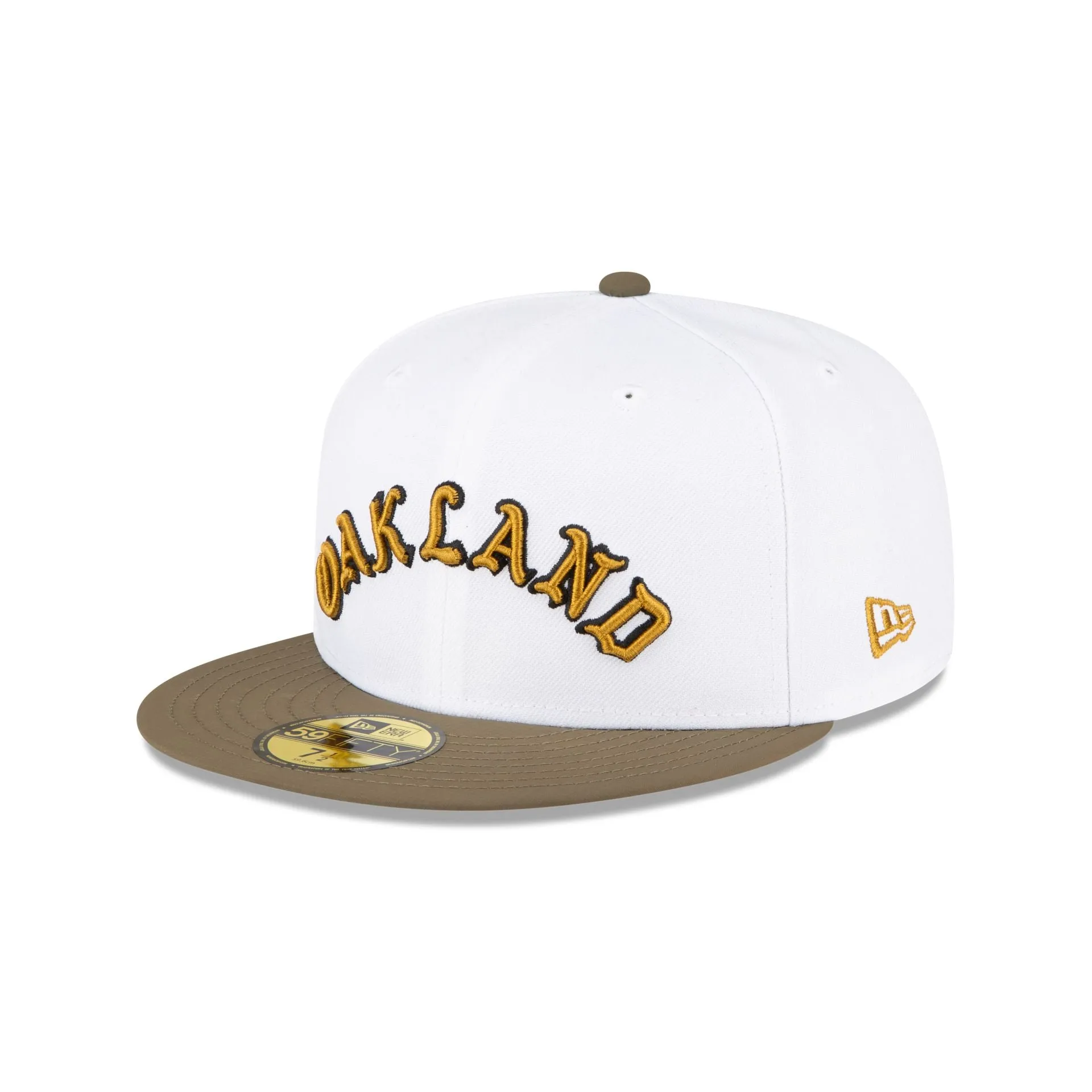 Just Caps Forest Green Oakland Athletics 59FIFTY Fitted Hat sold by New Era product image thumbnail 3