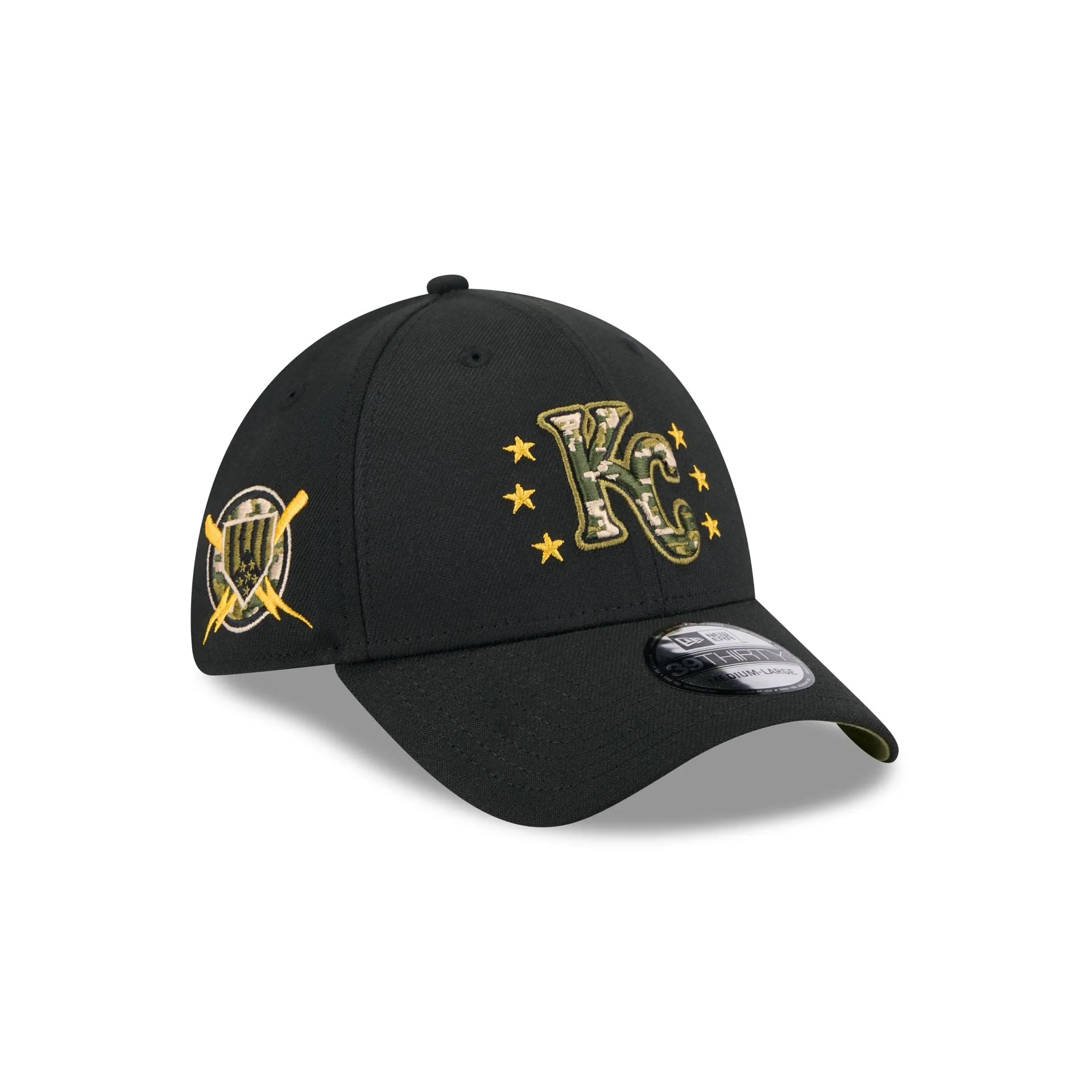 Kansas City Royals Armed Forces Day 2024 39THIRTY Stretch Fit Hat sold by New Era