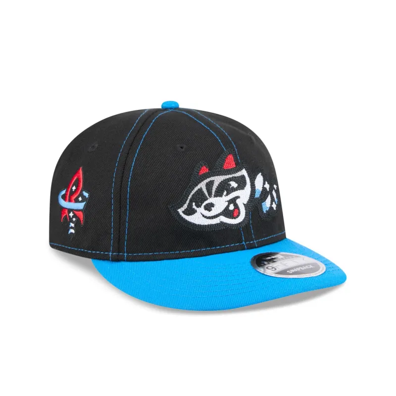 Rocket City Trash Pandas Thunder Crown Retro Crown 9FIFTY Snapback Hat sold by New Era