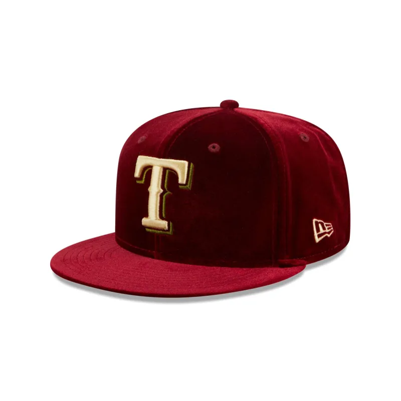 Texas Rangers Vintage Velvet 59FIFTY Fitted Hat sold by New Era
