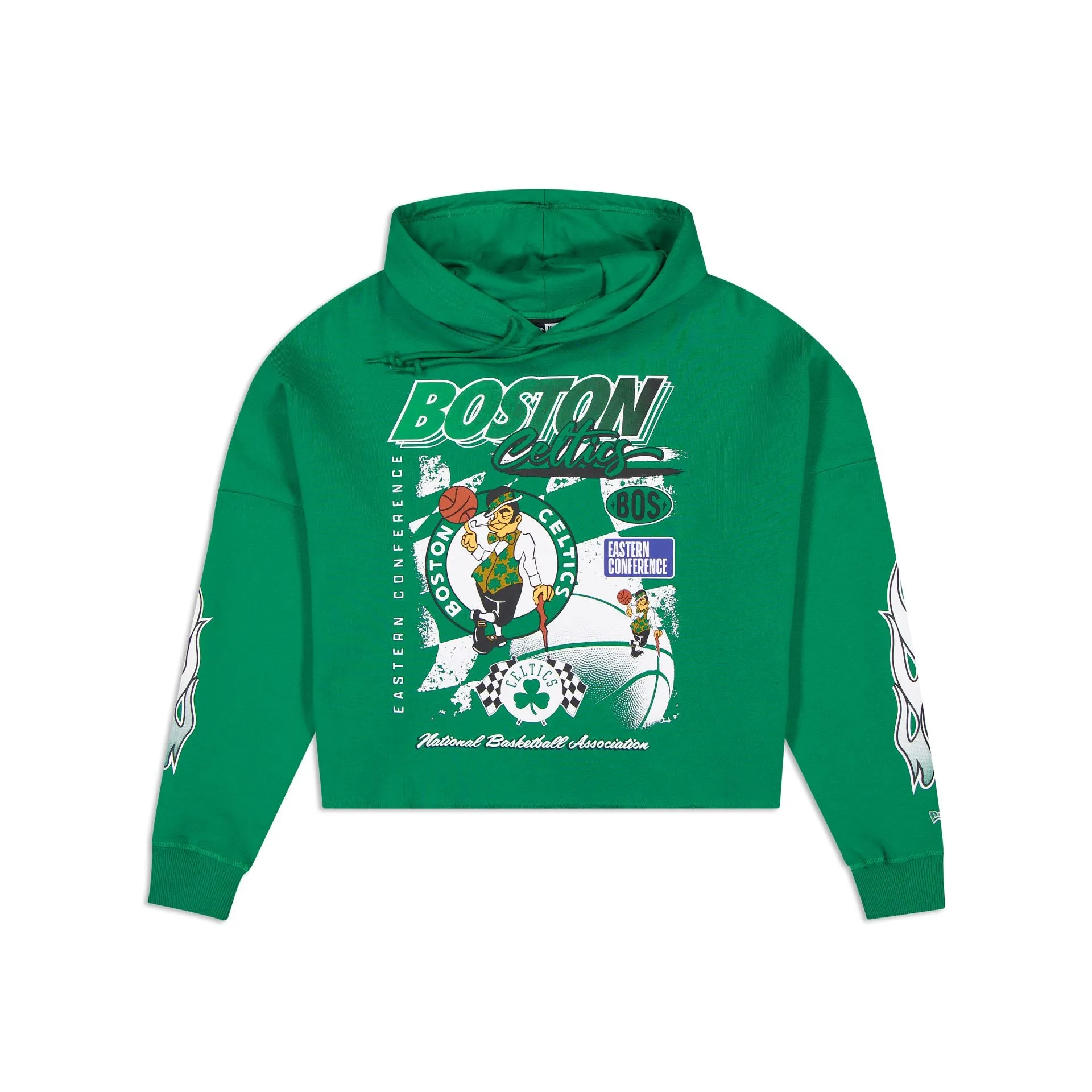 Boston Celtics 2024 Rally Drive Women's Hoodie sold by New Era