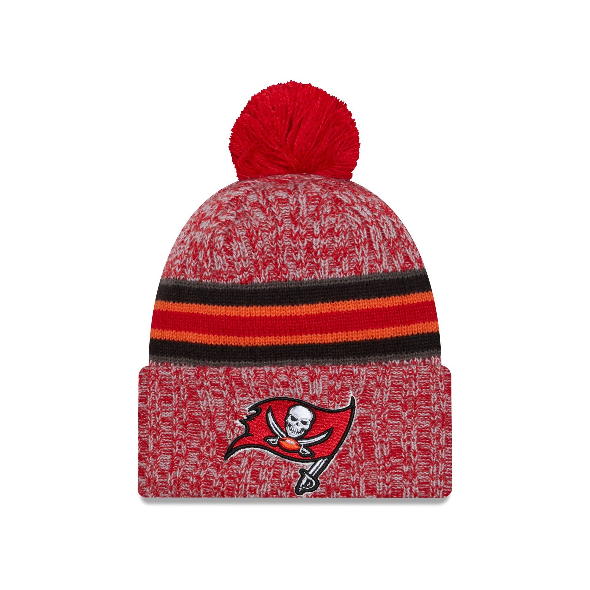 Tampa Bay Buccaneers 2023 Cold Weather Pom Knit Hat sold by New Era