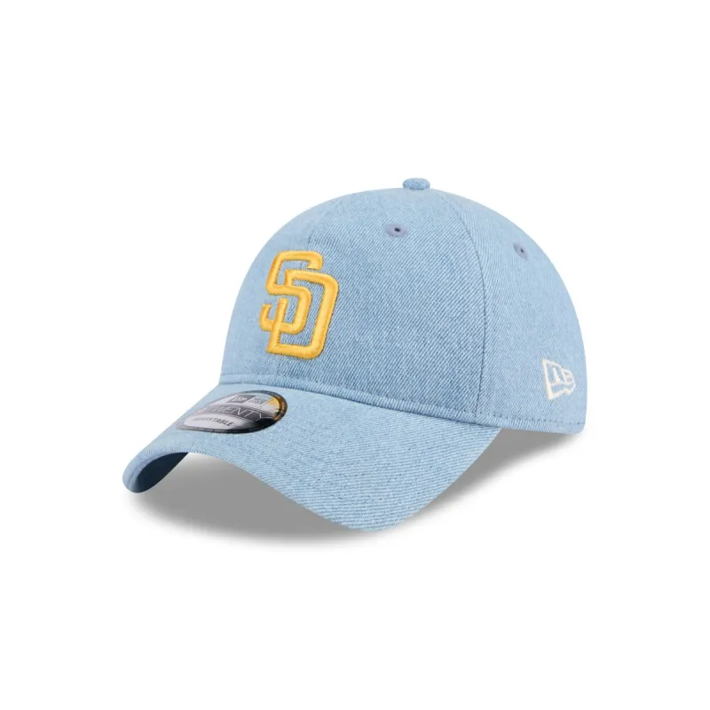 San Diego Padres Washed Denim 9TWENTY Adjustable Hat sold by New Era
