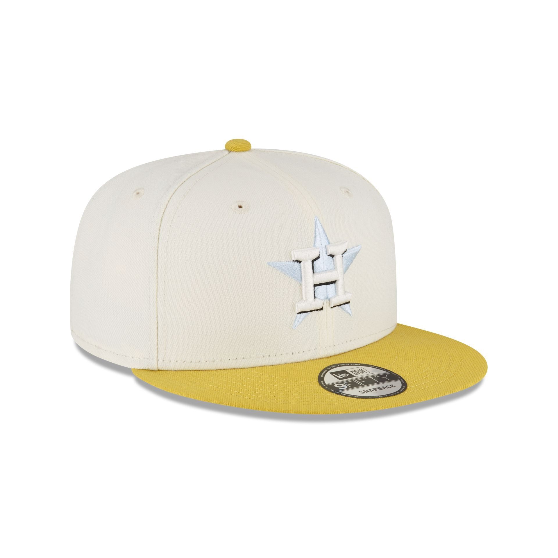 Houston Astros Chartreuse Chrome 9FIFTY Snapback Hat sold by New Era product image thumbnail 3
