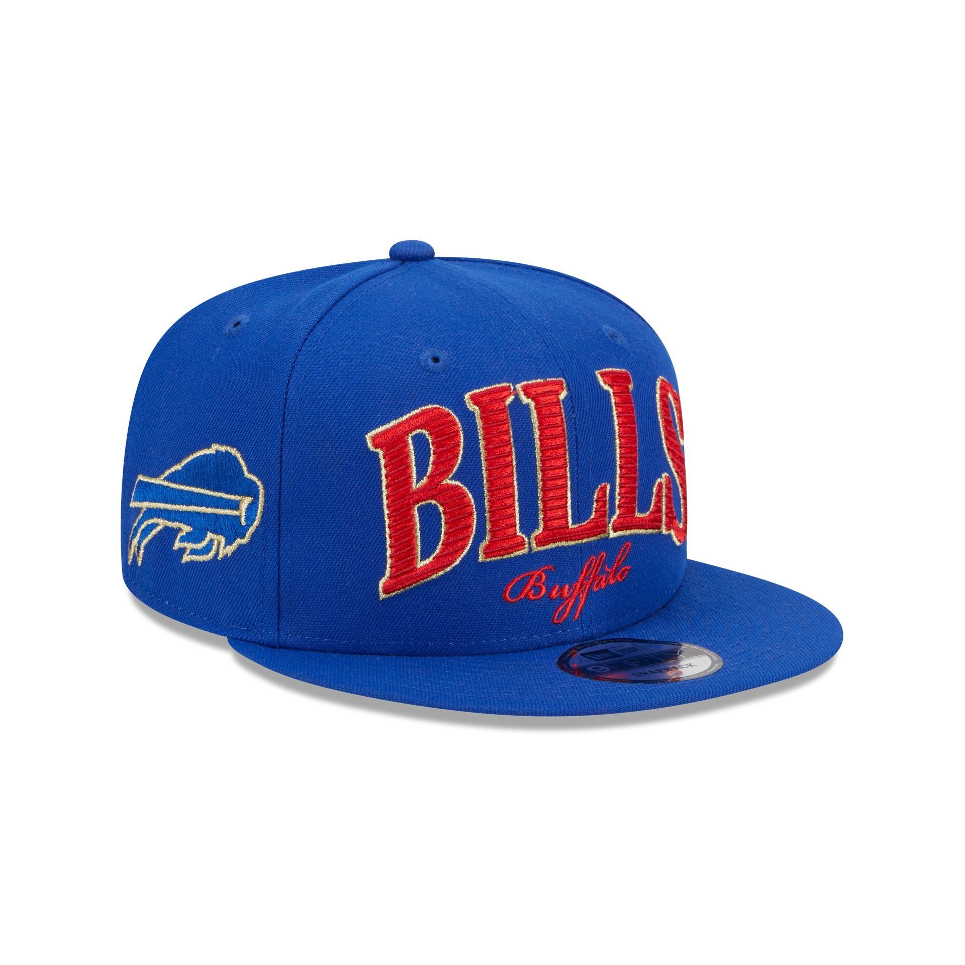Buffalo Bills Throwback 9FIFTY Snapback Hat sold by New Era