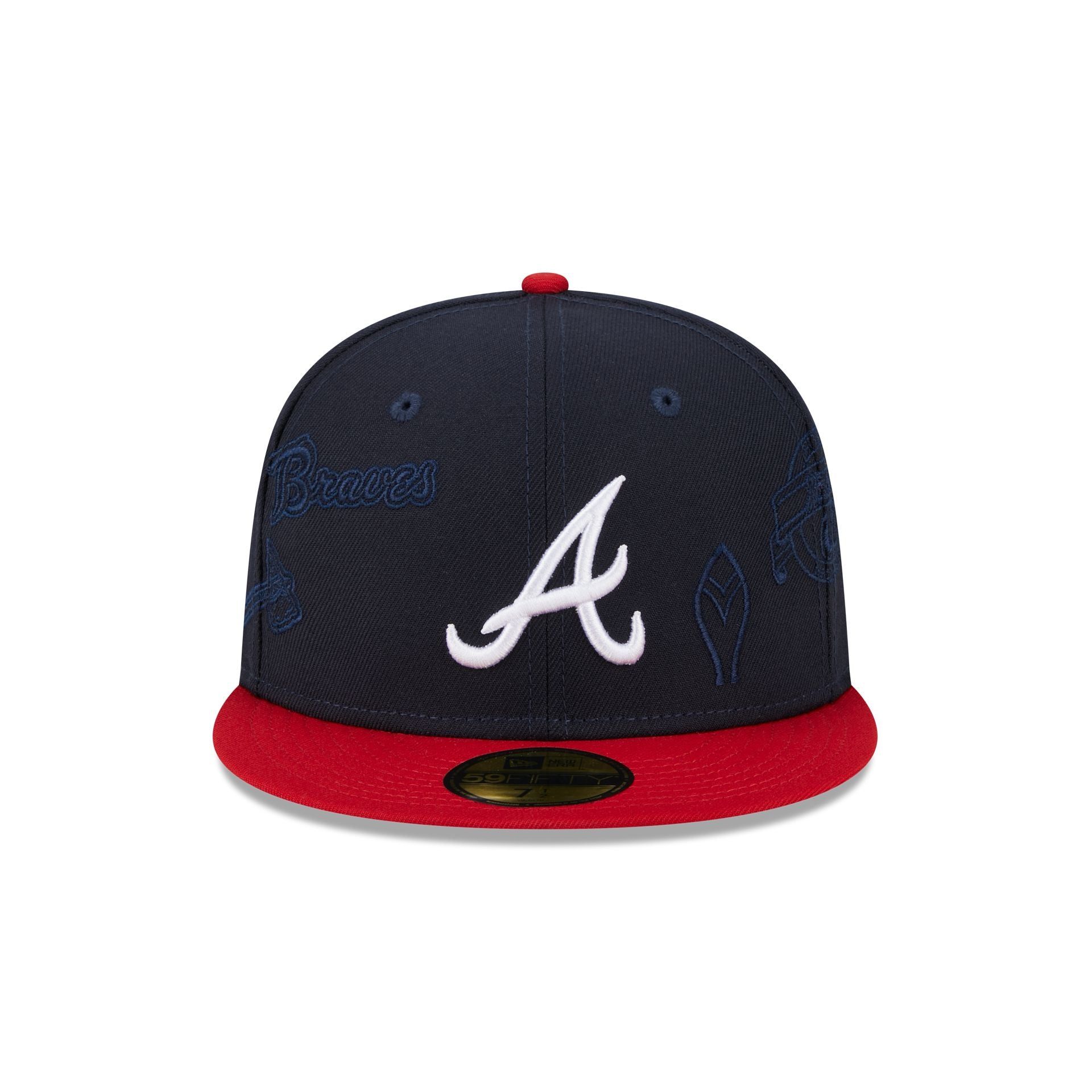 Atlanta Braves Multi Logo 59FIFTY Fitted Hat sold by New Era product image thumbnail 2