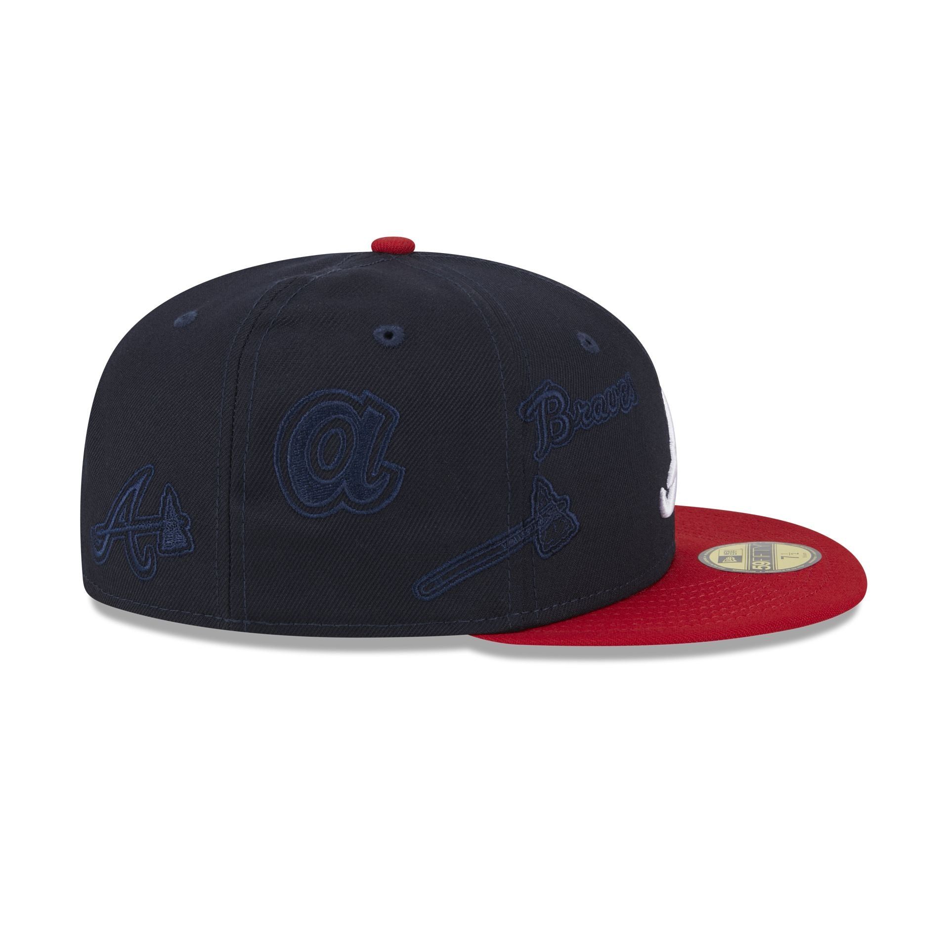Atlanta Braves Multi Logo 59FIFTY Fitted Hat sold by New Era product image thumbnail 5