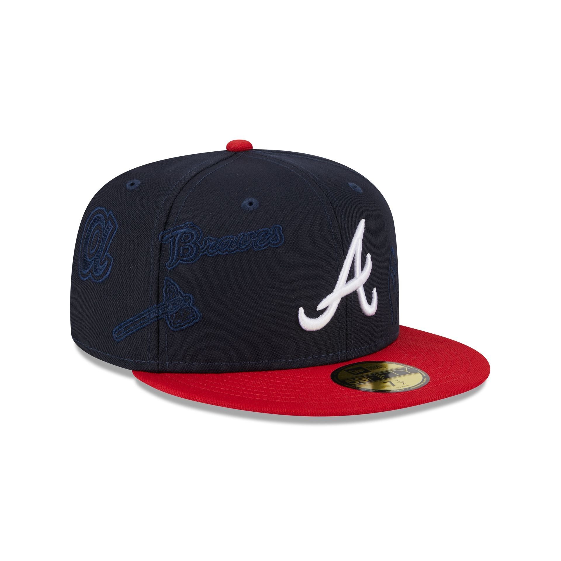 Atlanta Braves Multi Logo 59FIFTY Fitted Hat sold by New Era product image thumbnail 3