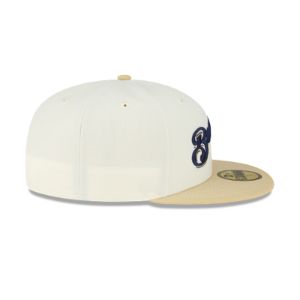 Just Caps Chrome Milwaukee Brewers 59FIFTY Fitted Hat sold by New Era