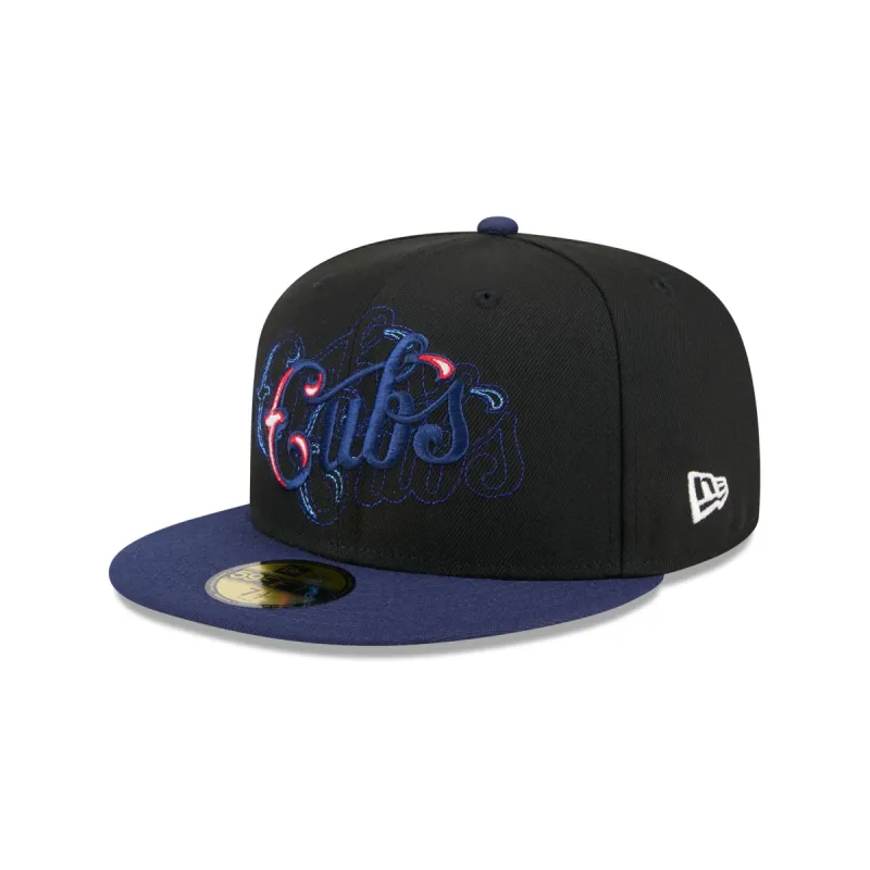 Chicago Cubs Shadow Stitch 59FIFTY Fitted Hat sold by New Era