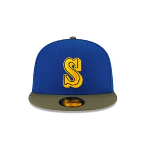 Just Caps Dark Forest Visor Seattle Mariners 59FIFTY Fitted Hat sold by New Era