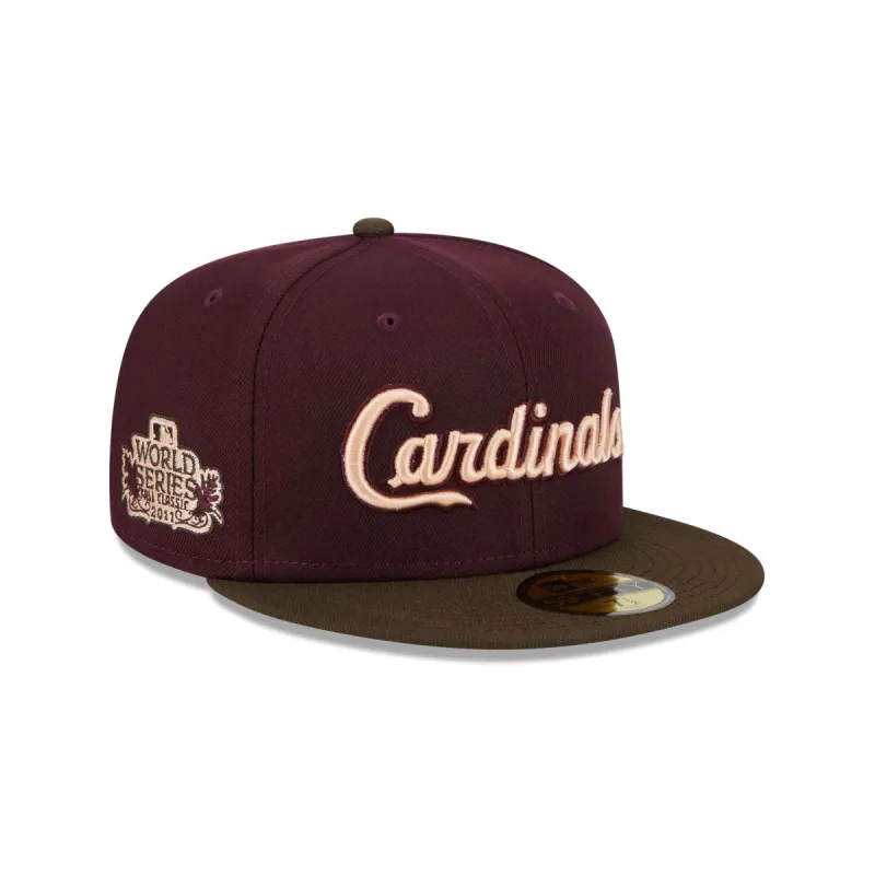 St. Louis Cardinals Berry Chocolate 59FIFTY Fitted Hat sold by New Era