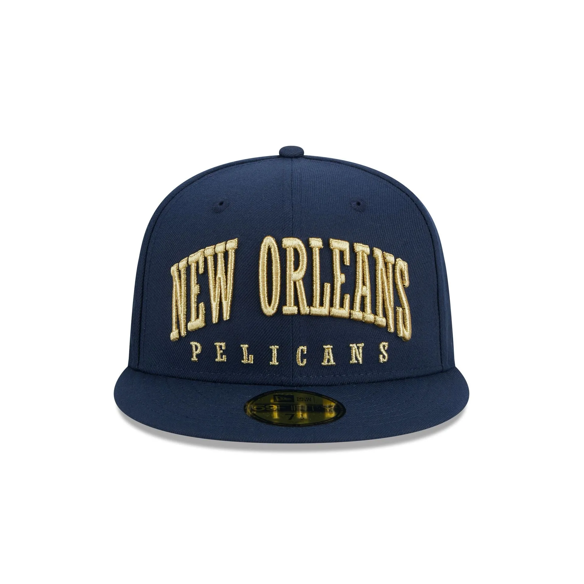 New Orleans Pelicans Sport Night Wordmark 59FIFTY Fitted Hat sold by New Era product image thumbnail 2