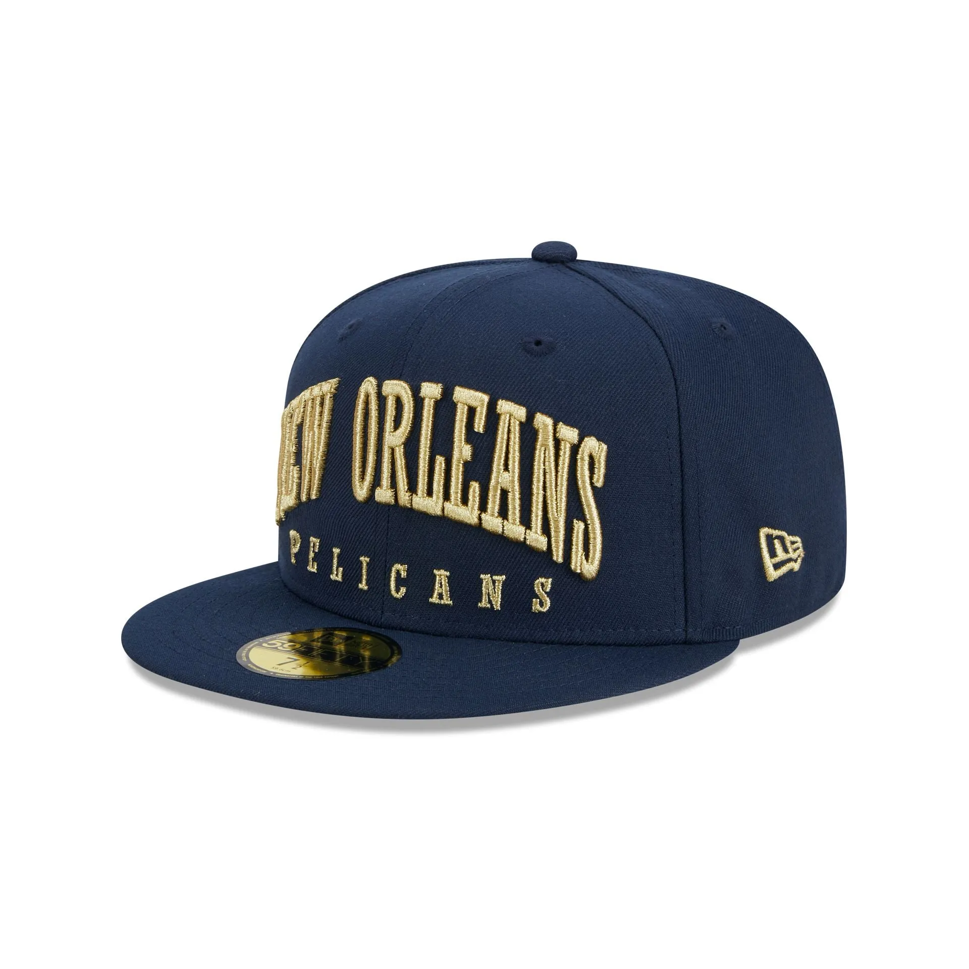 New Orleans Pelicans Sport Night Wordmark 59FIFTY Fitted Hat sold by New Era product image thumbnail 3