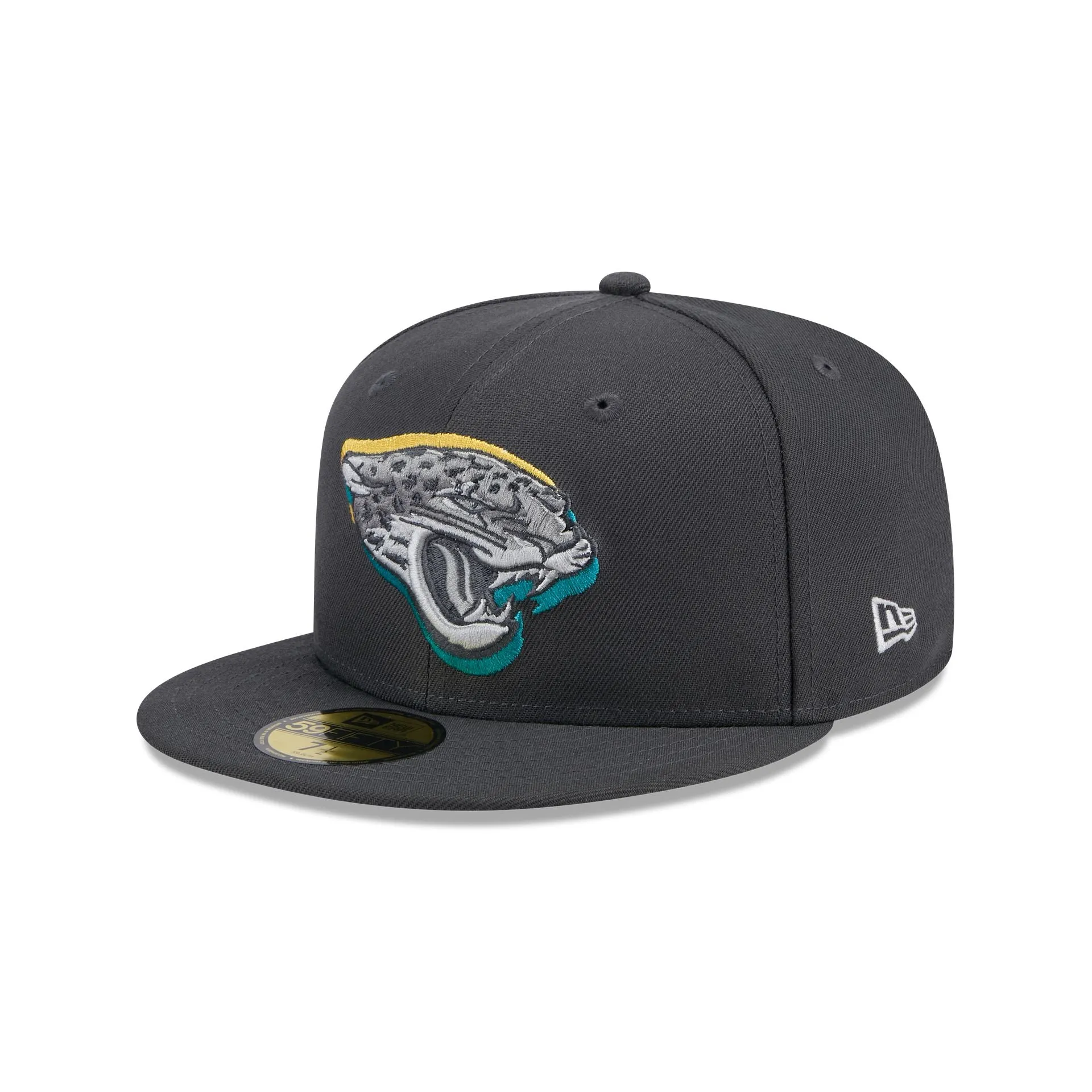 Jacksonville Jaguars 2024 Draft Gray 59FIFTY Fitted Hat sold by New Era product image thumbnail 3