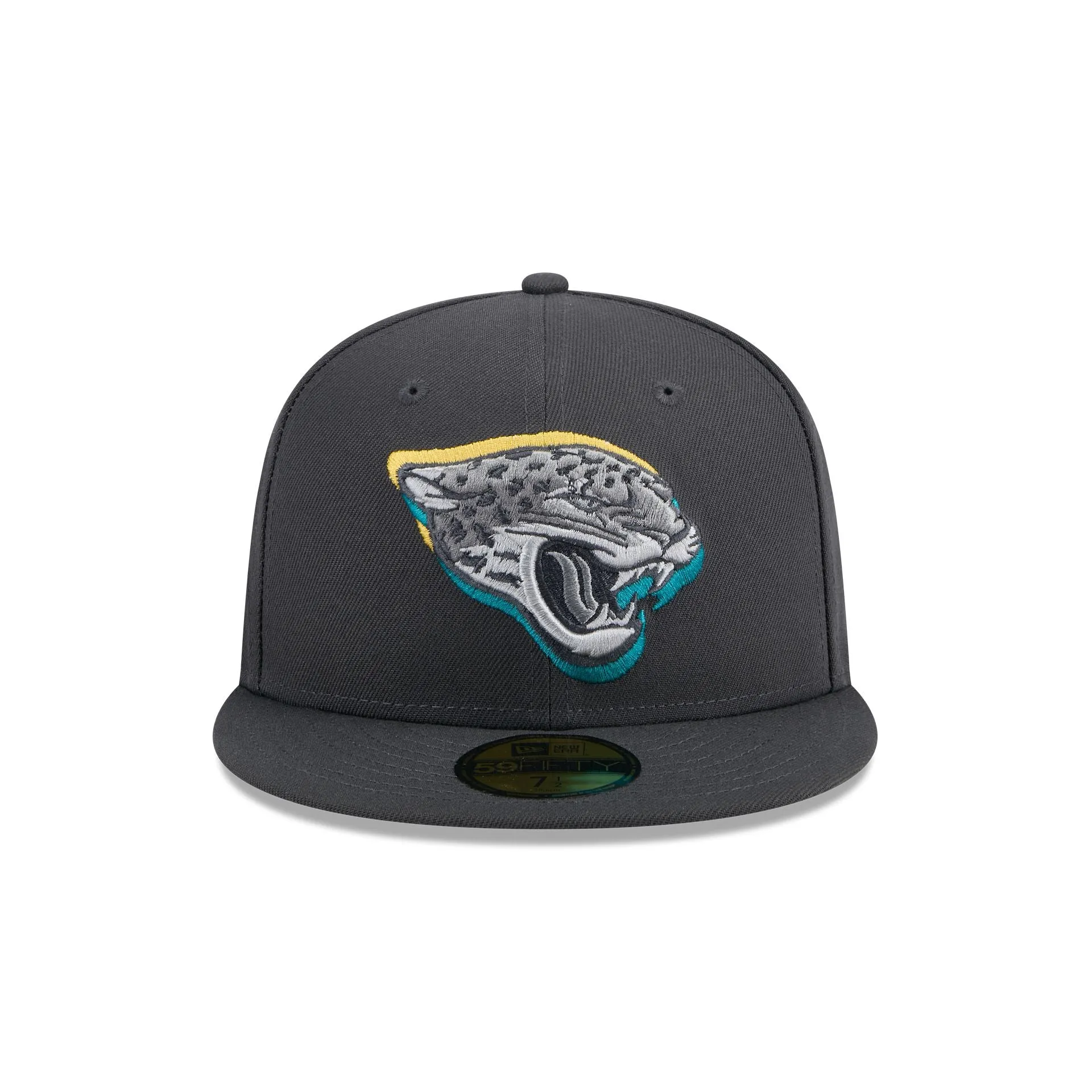 Jacksonville Jaguars 2024 Draft Gray 59FIFTY Fitted Hat sold by New Era product image thumbnail 2