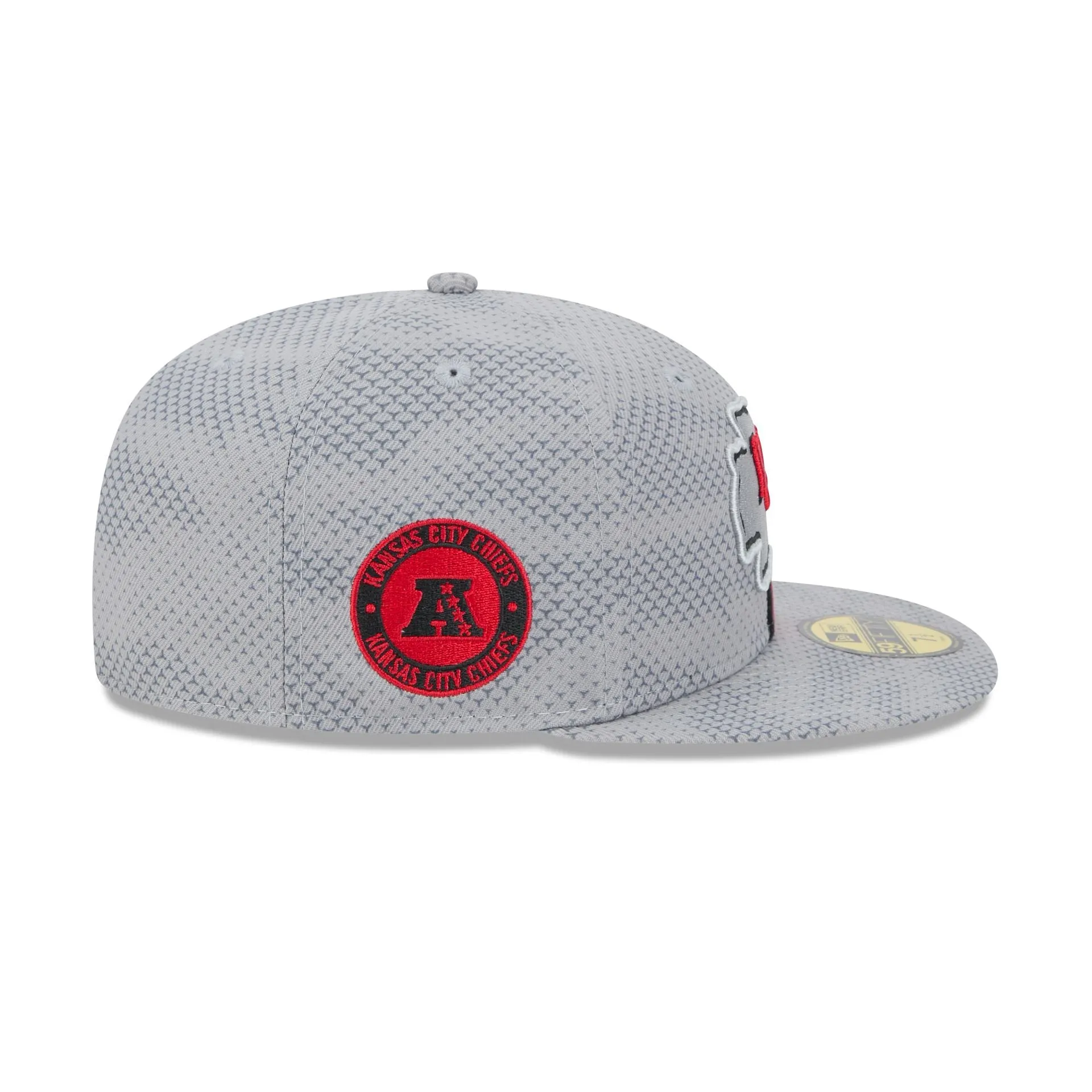 Kansas City Chiefs 2024 Sideline Gray 59FIFTY Fitted Hat sold by New Era product image thumbnail 4