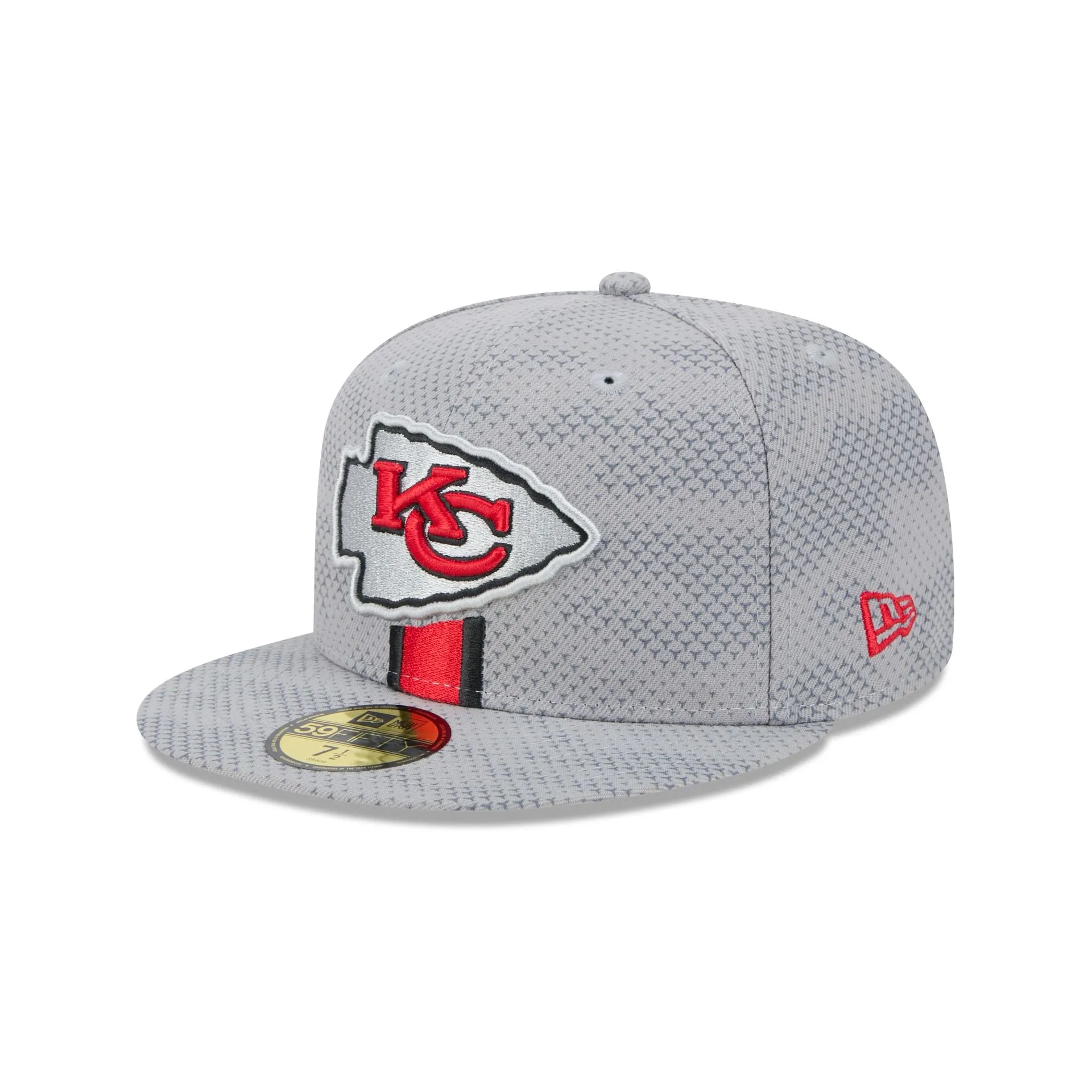 Kansas City Chiefs 2024 Sideline Gray 59FIFTY Fitted Hat sold by New Era product image thumbnail 3