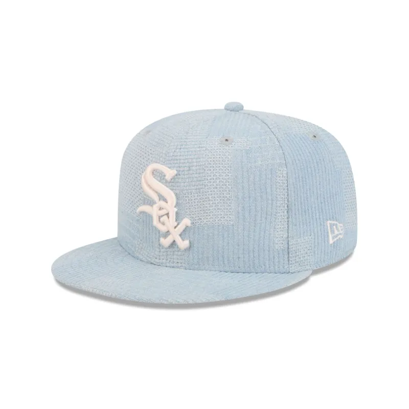 Chicago White Sox Denim Patchwork 9FIFTY Snapback Hat sold by New Era