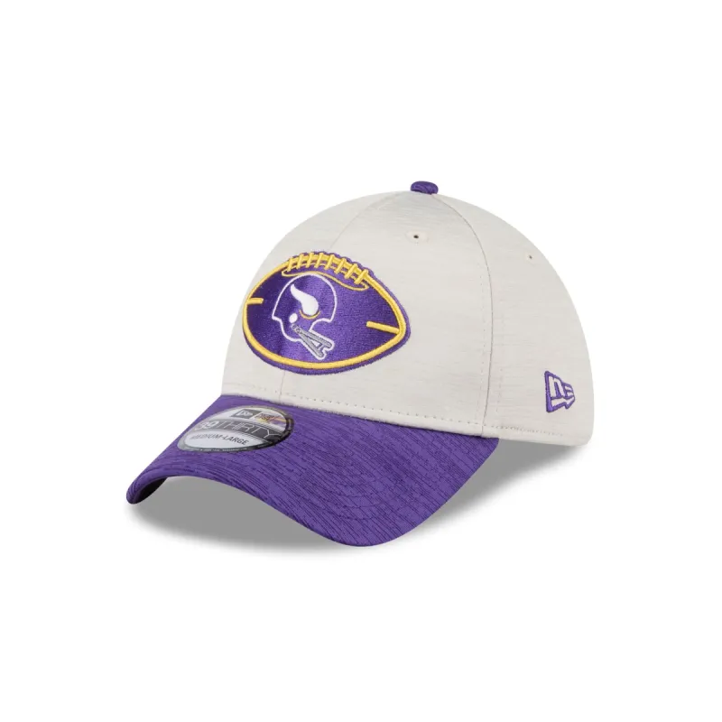 Minnesota Vikings 2024 Historic Sideline 39THIRTY Stretch Fit Hat sold by New Era