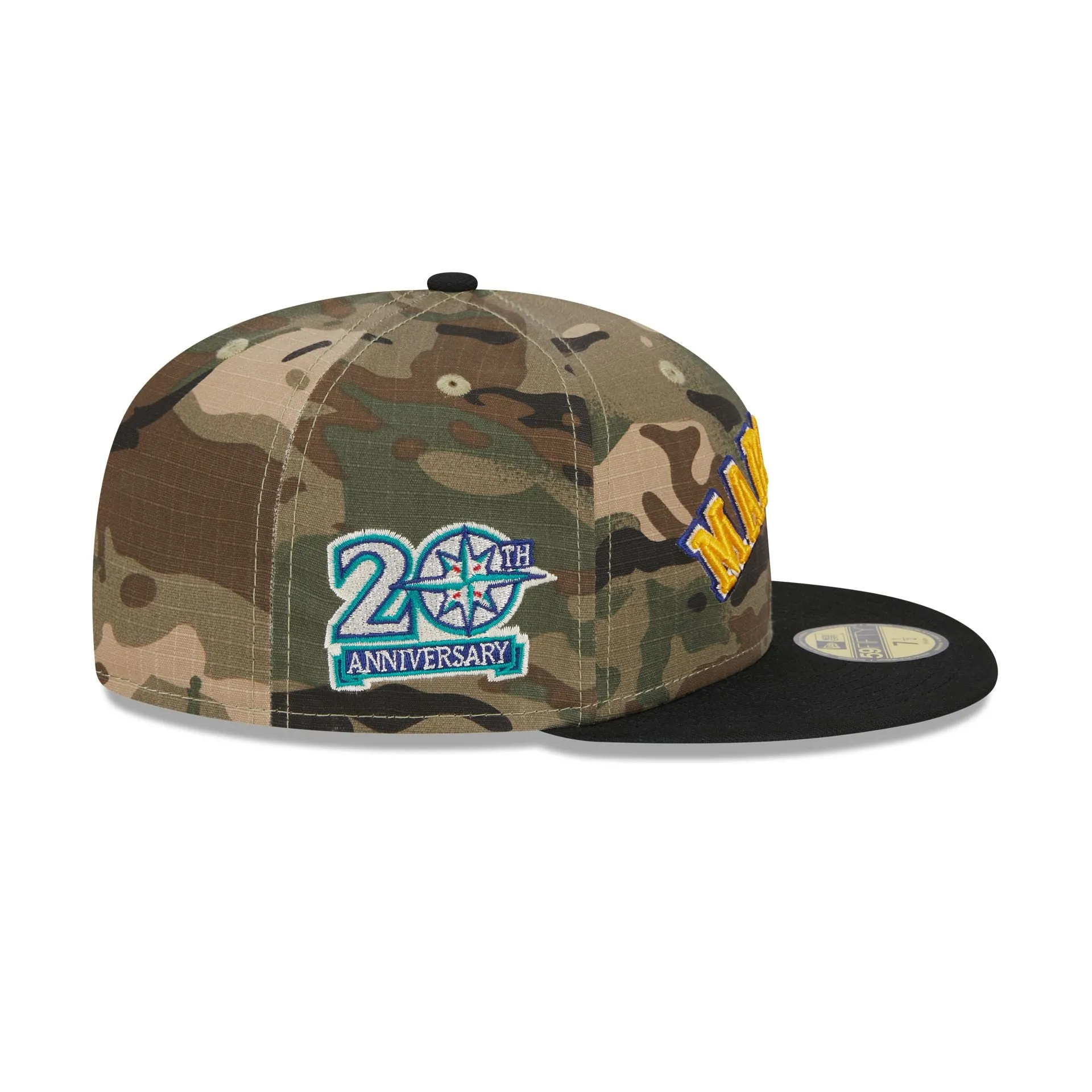 Seattle Mariners Camo Crown 59FIFTY Fitted Hat sold by New Era product image thumbnail 4