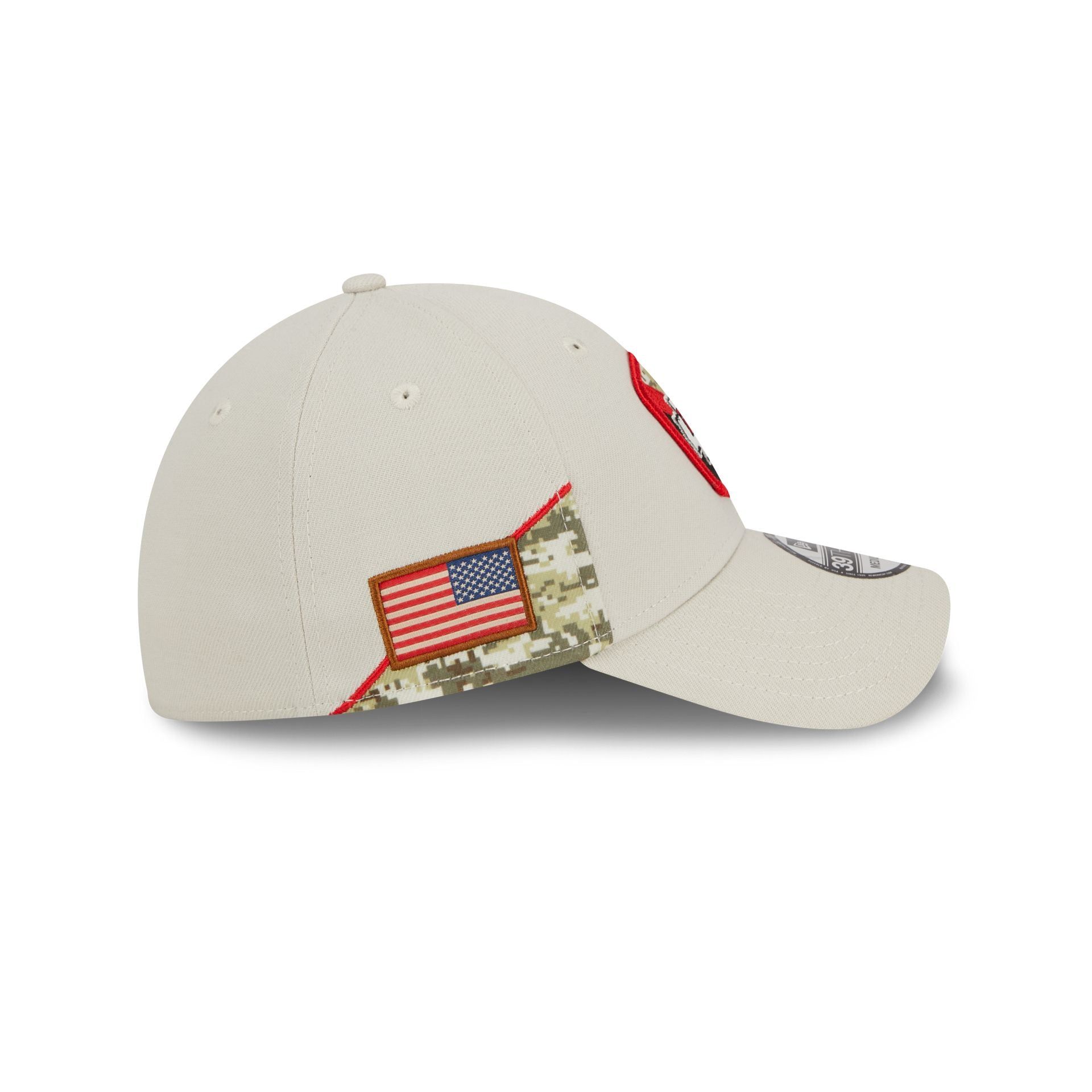 Kansas City Chiefs 2023 Salute to Service 39THIRTY Stretch Fit Hat sold by New Era product image thumbnail 4