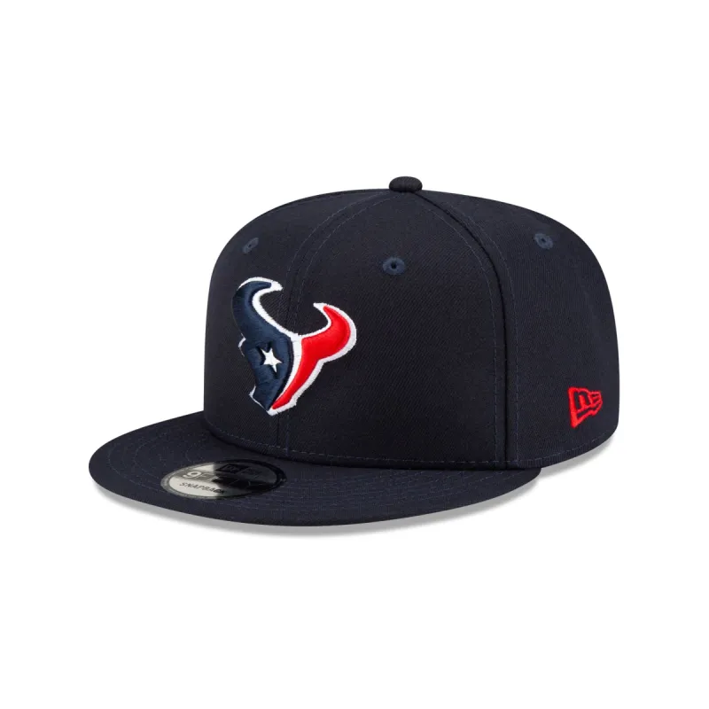 Houston Texans Basic Navy 9FIFTY Snapback Hat sold by New Era