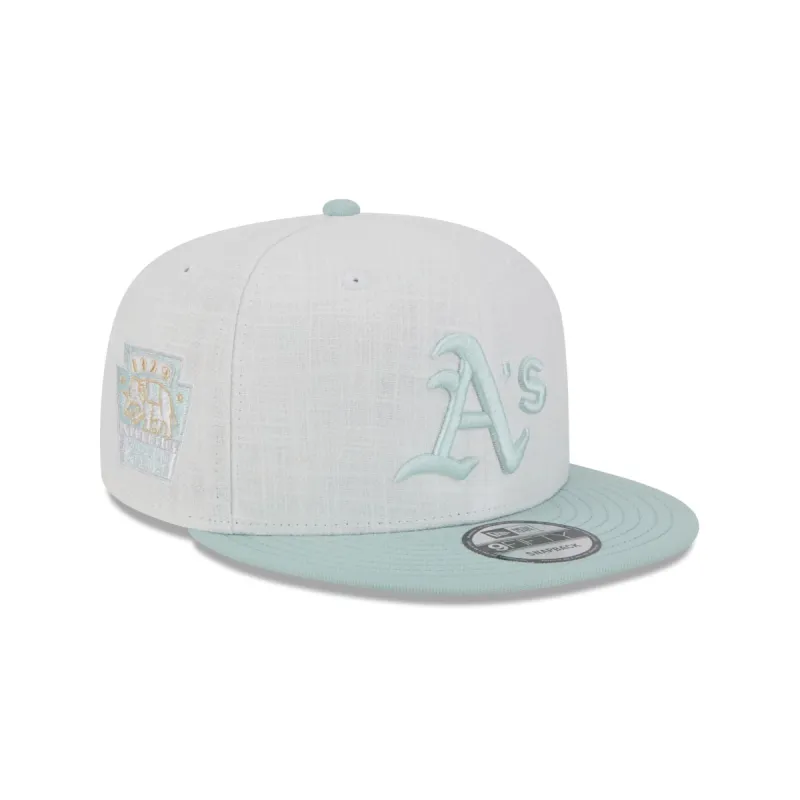 Oakland Athletics Minty Breeze Logo Select 9FIFTY Snapback Hat sold by New Era
