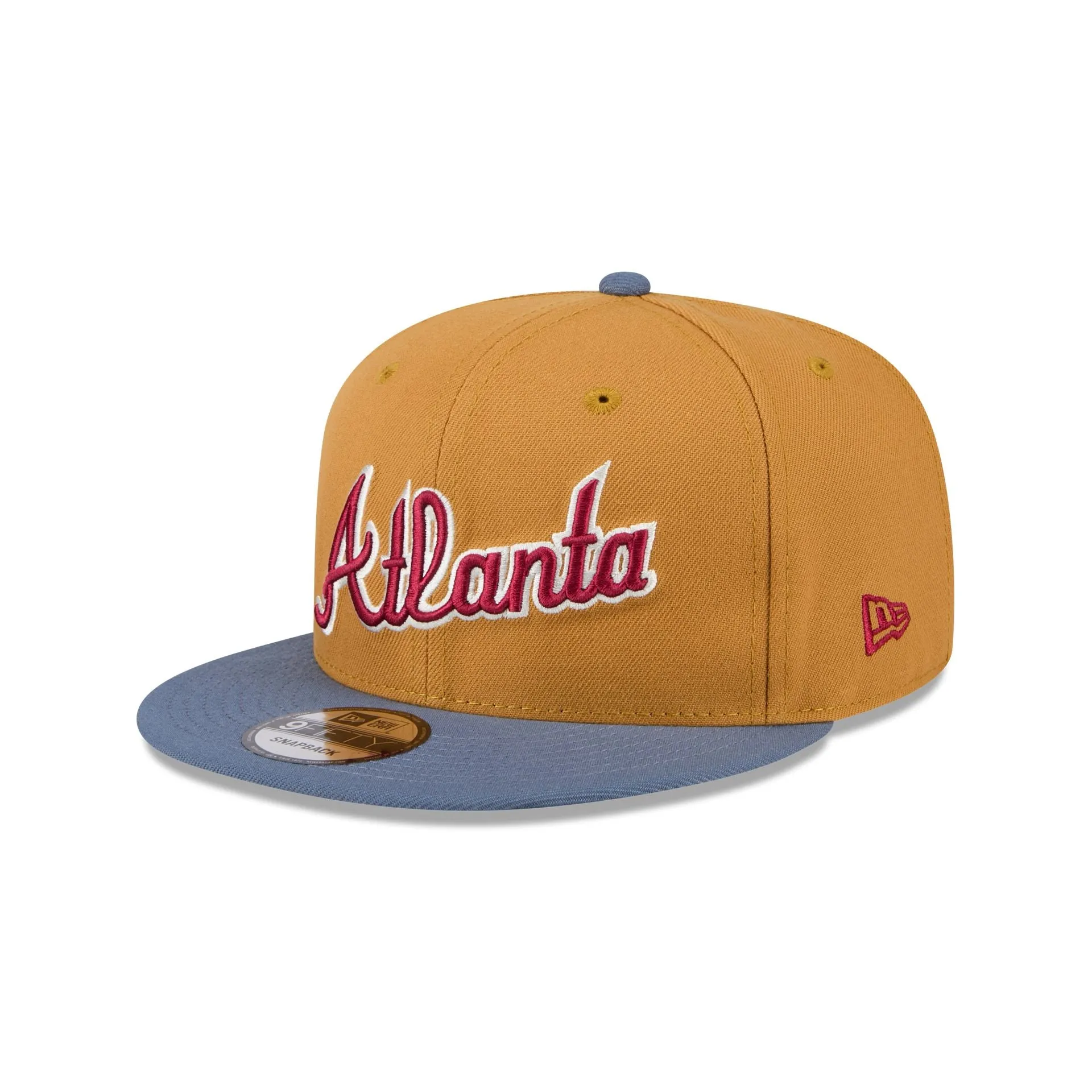 Atlanta Braves Panama Tan 9FIFTY Snapback Hat sold by New Era product image thumbnail 3