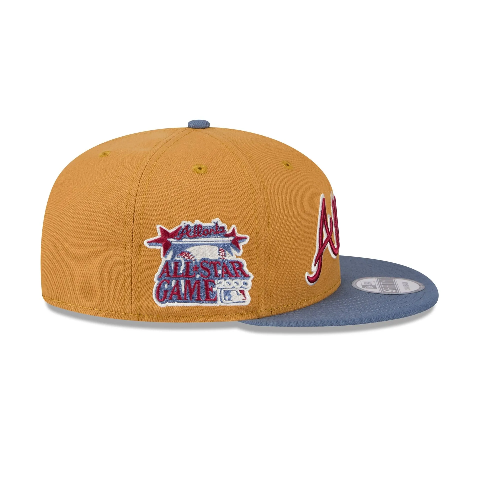 Atlanta Braves Panama Tan 9FIFTY Snapback Hat sold by New Era product image thumbnail 4