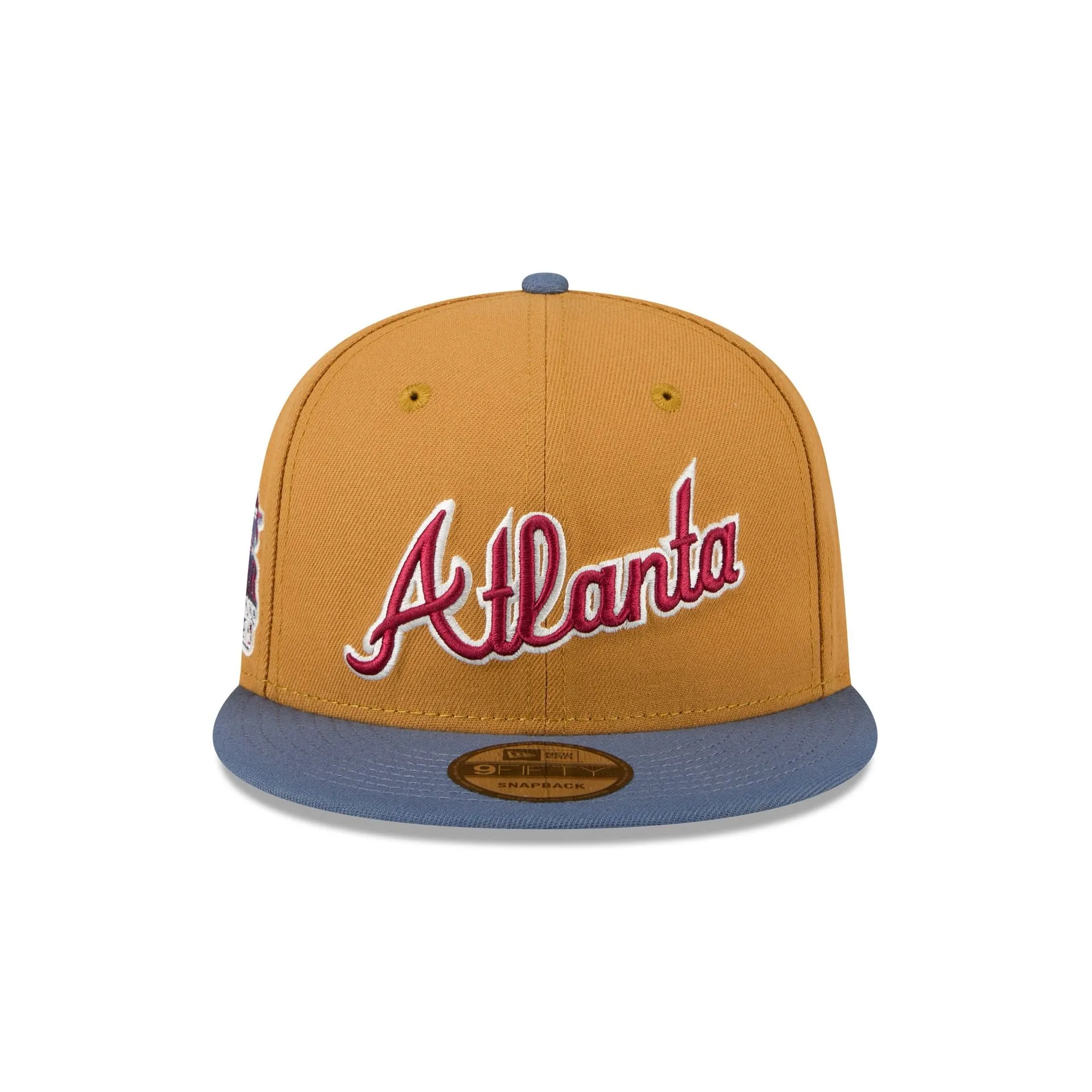 Atlanta Braves Panama Tan 9FIFTY Snapback Hat sold by New Era product image thumbnail 2