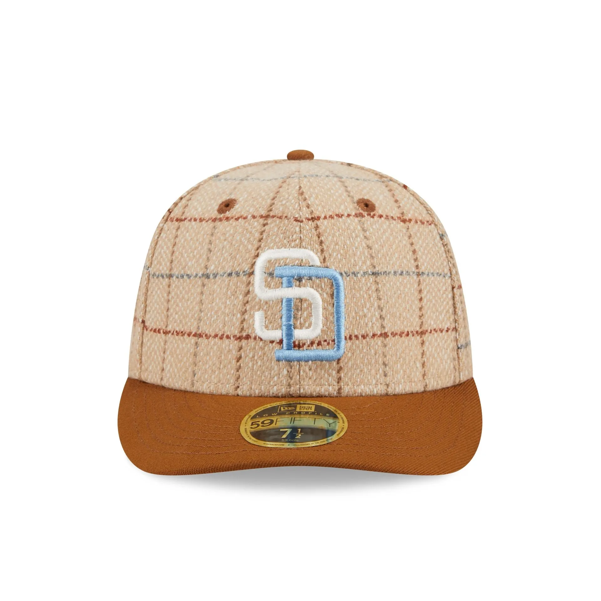 San Diego Padres Herringbone Check Low Profile 59FIFTY Fitted Hat sold by New Era product image thumbnail 2