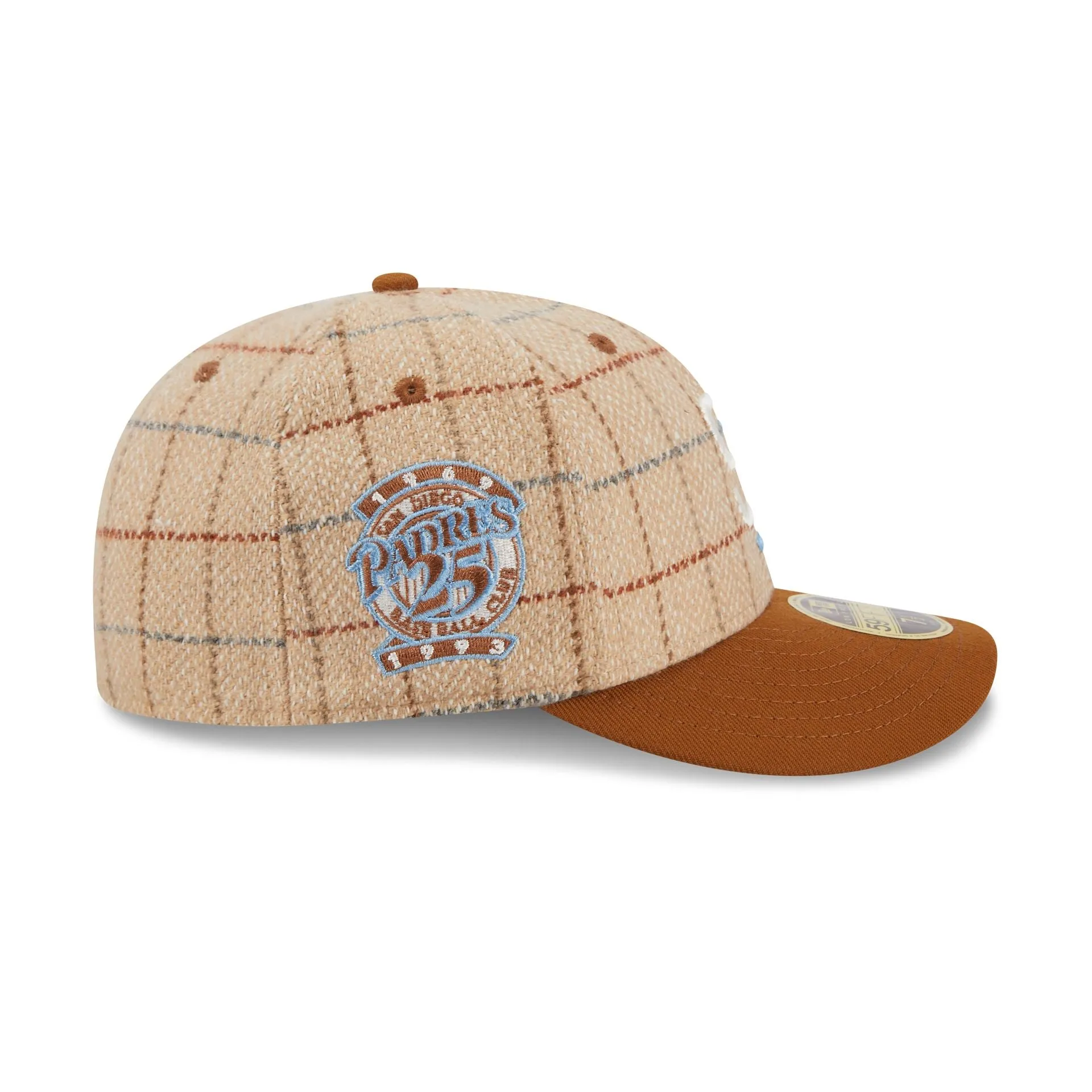 San Diego Padres Herringbone Check Low Profile 59FIFTY Fitted Hat sold by New Era product image thumbnail 4