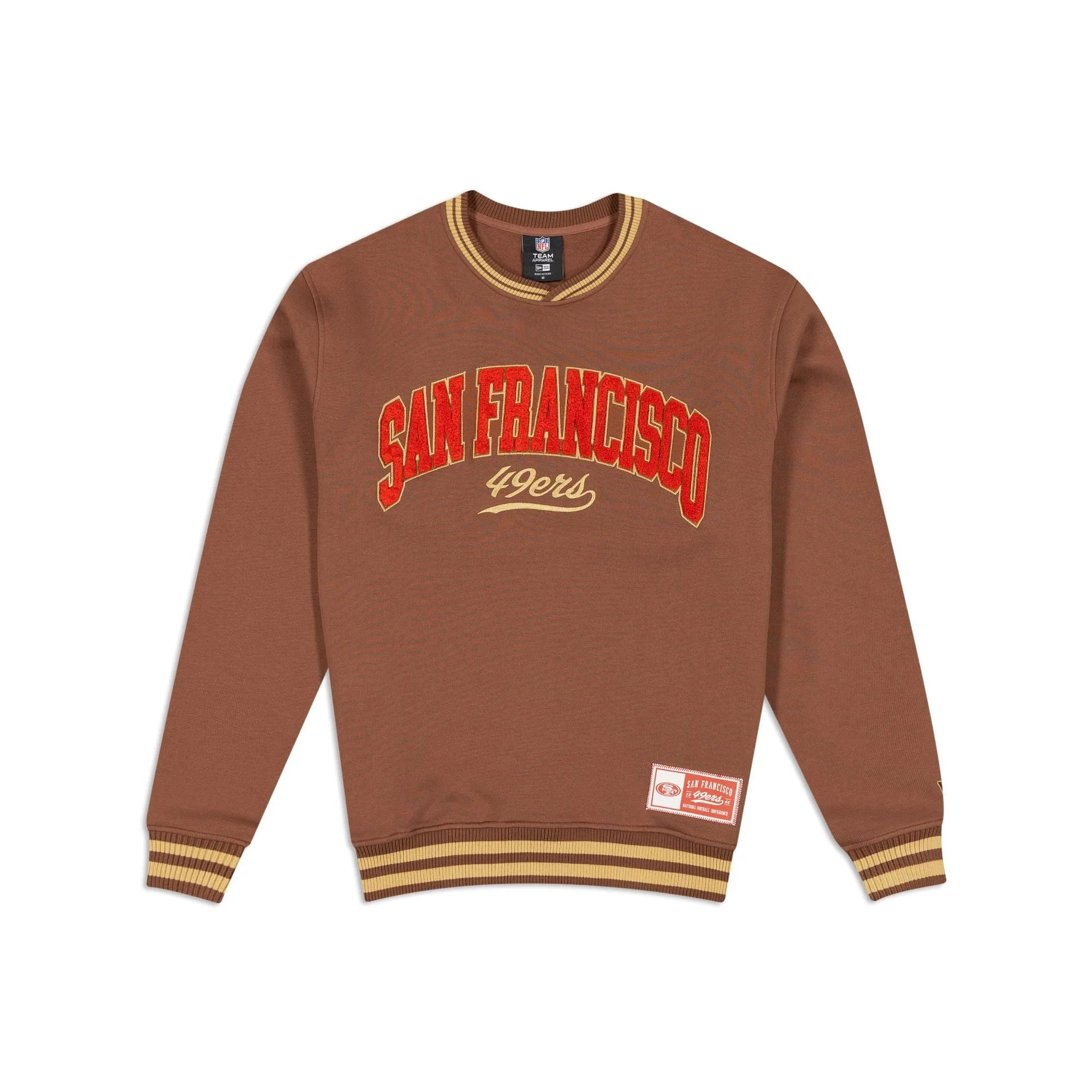 San Francisco 49ers Letterman Classic Crewneck sold by New Era
