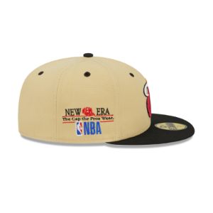 Miami Heat Tan 59FIFTY Fitted Hat sold by New Era