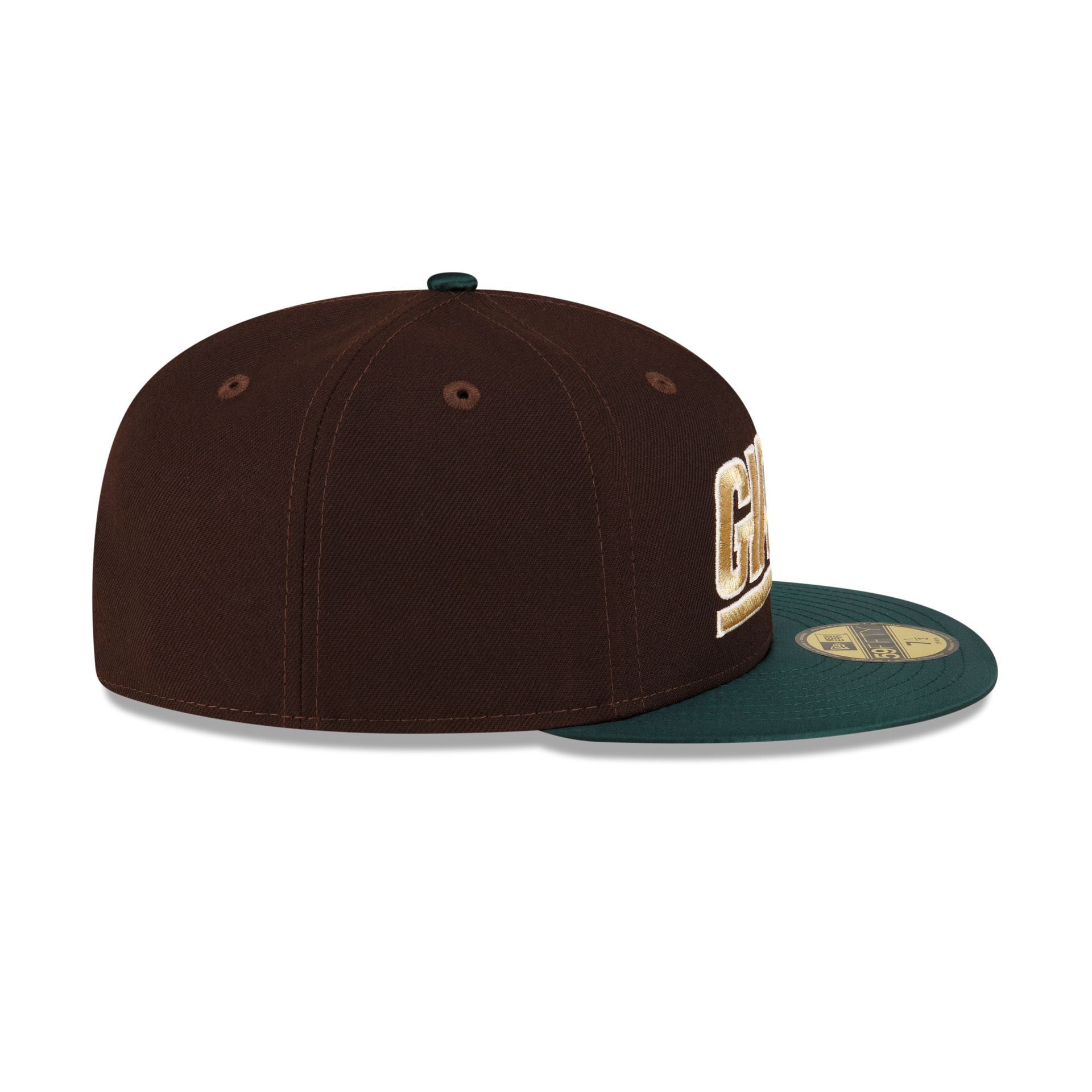 Just Caps Green Satin New York Giants 59FIFTY Fitted Hat sold by New Era product image thumbnail 5