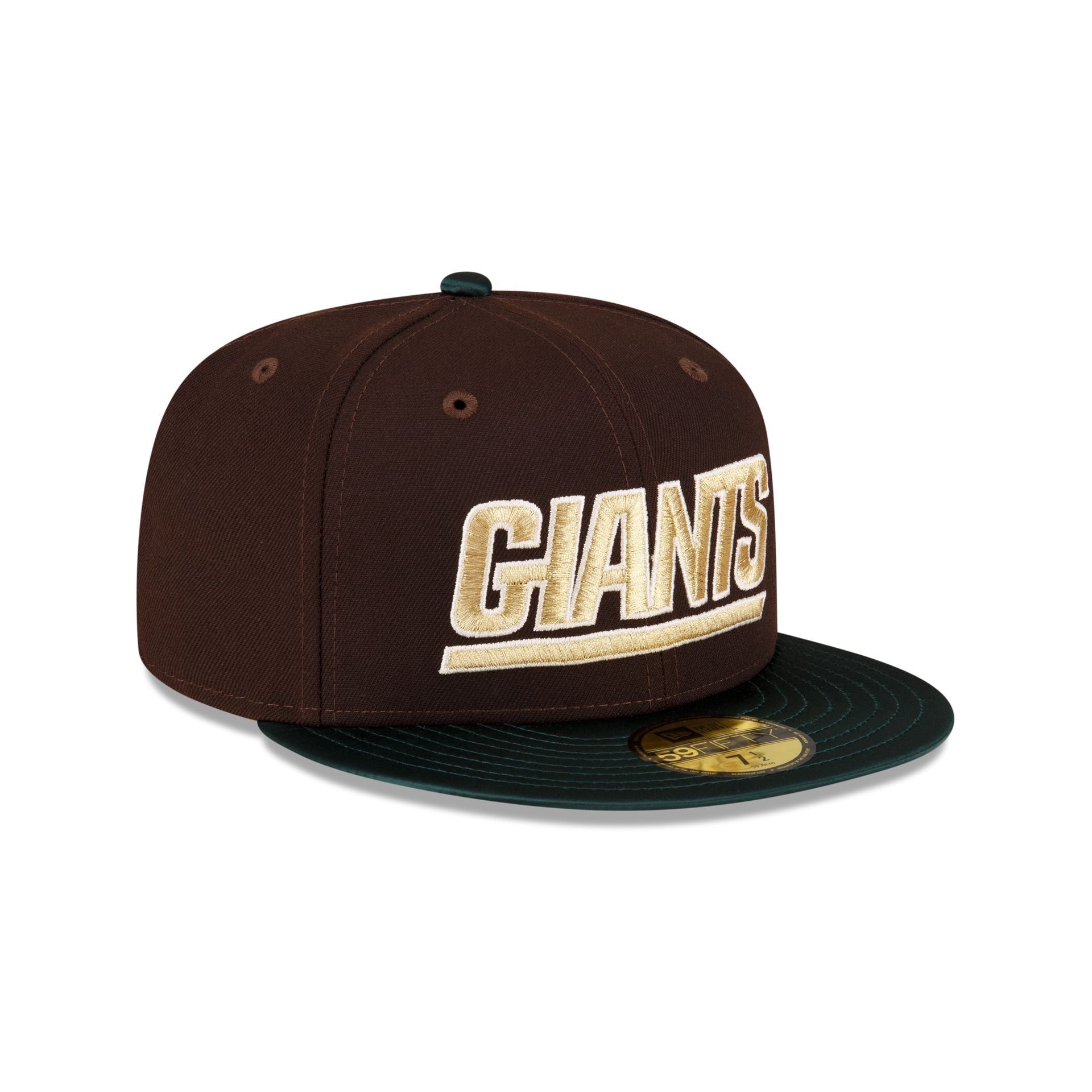Just Caps Green Satin New York Giants 59FIFTY Fitted Hat sold by New Era product image thumbnail 3